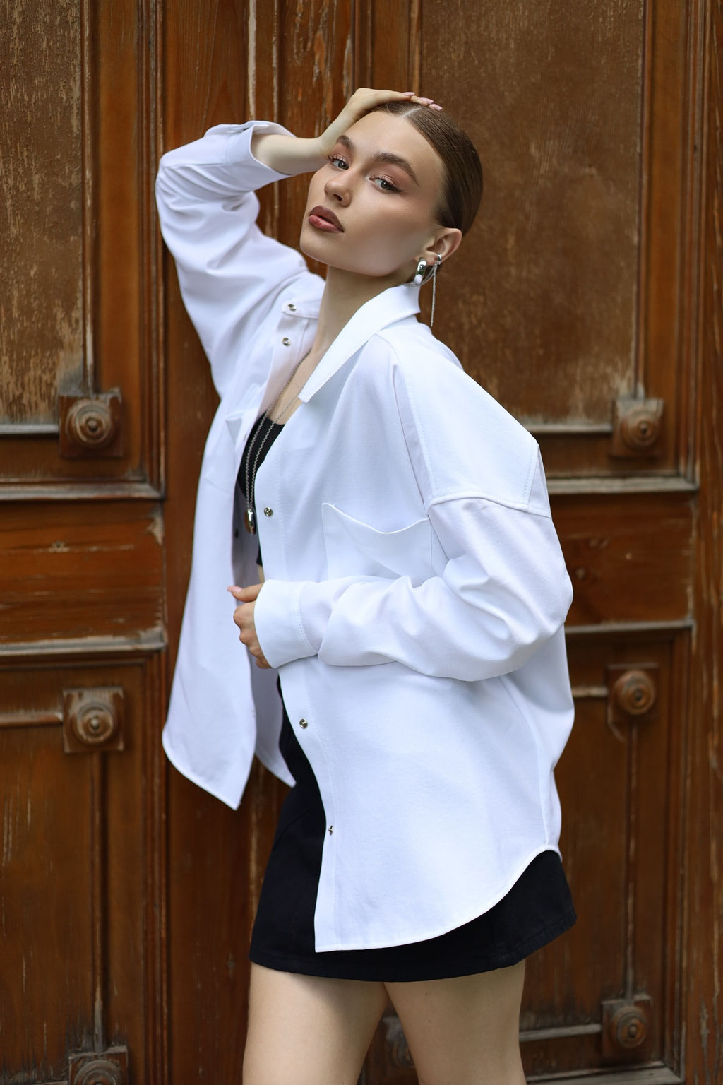 Рубашка женская, белая