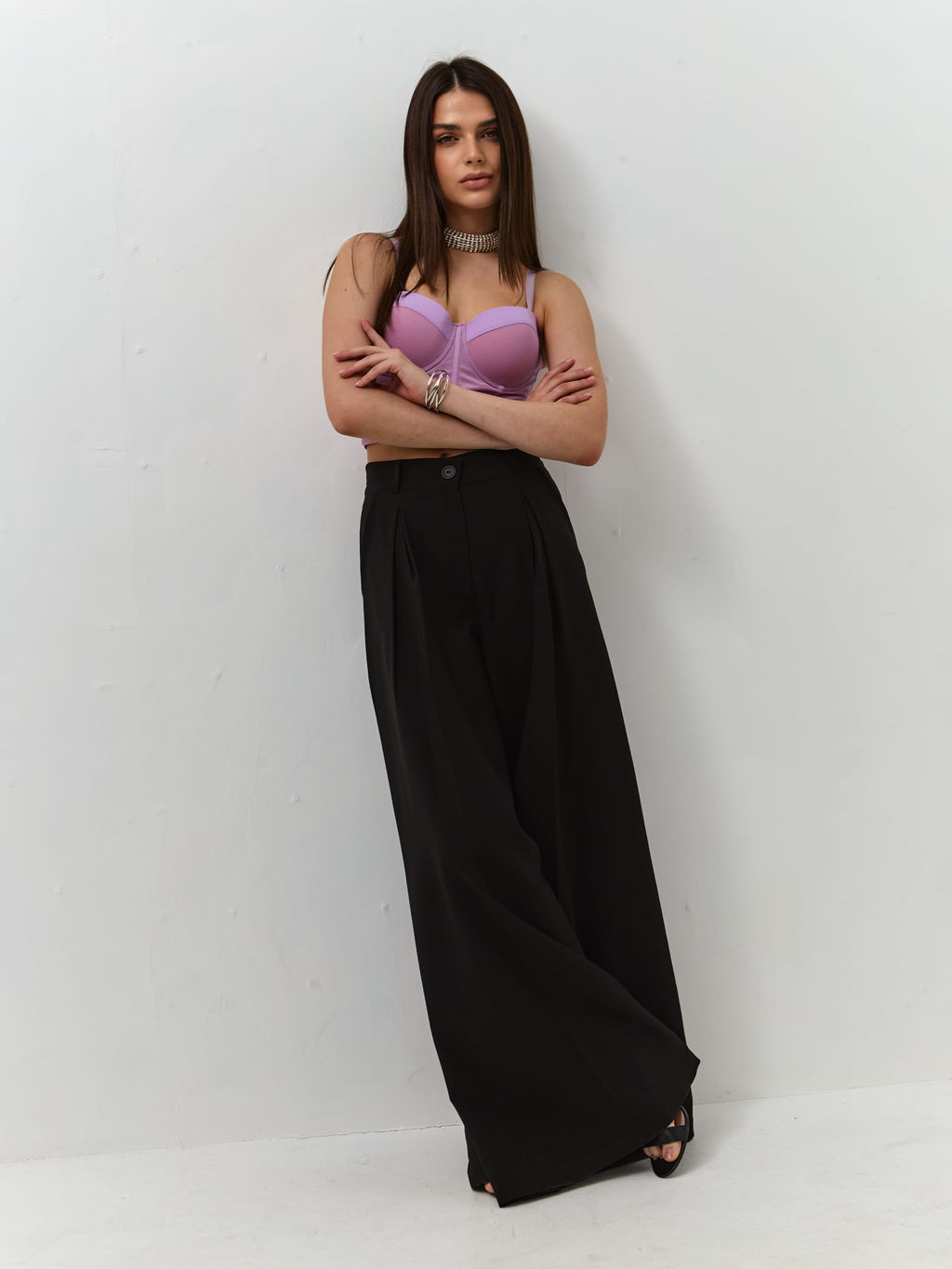 Брюки Вольт (черный) - Nadi bordo фото 6