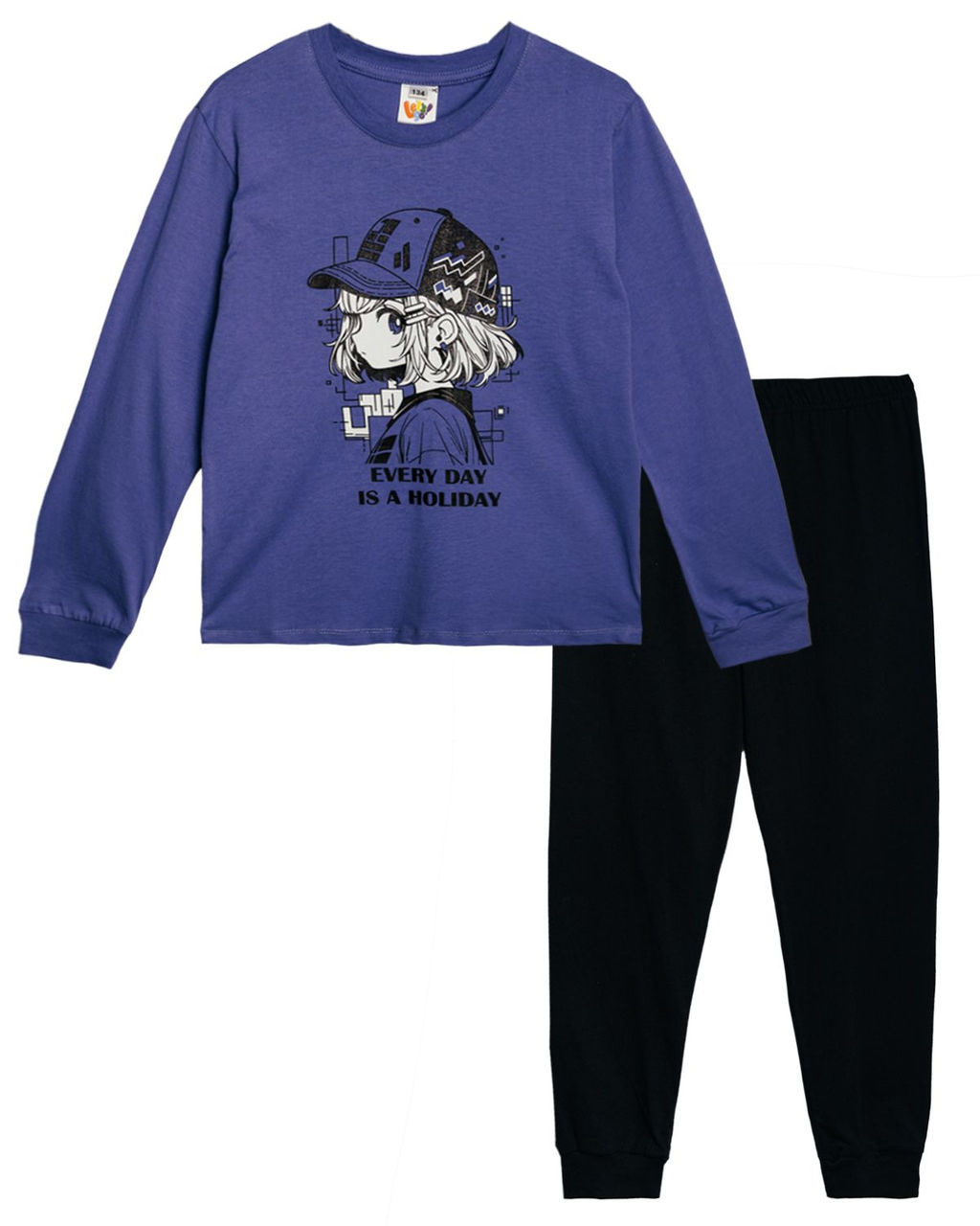 Пижама для девочки 91324 Lets go