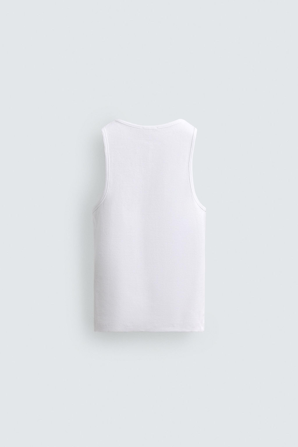 BASIC RIBBED TANK TOP - Zara фото 14
