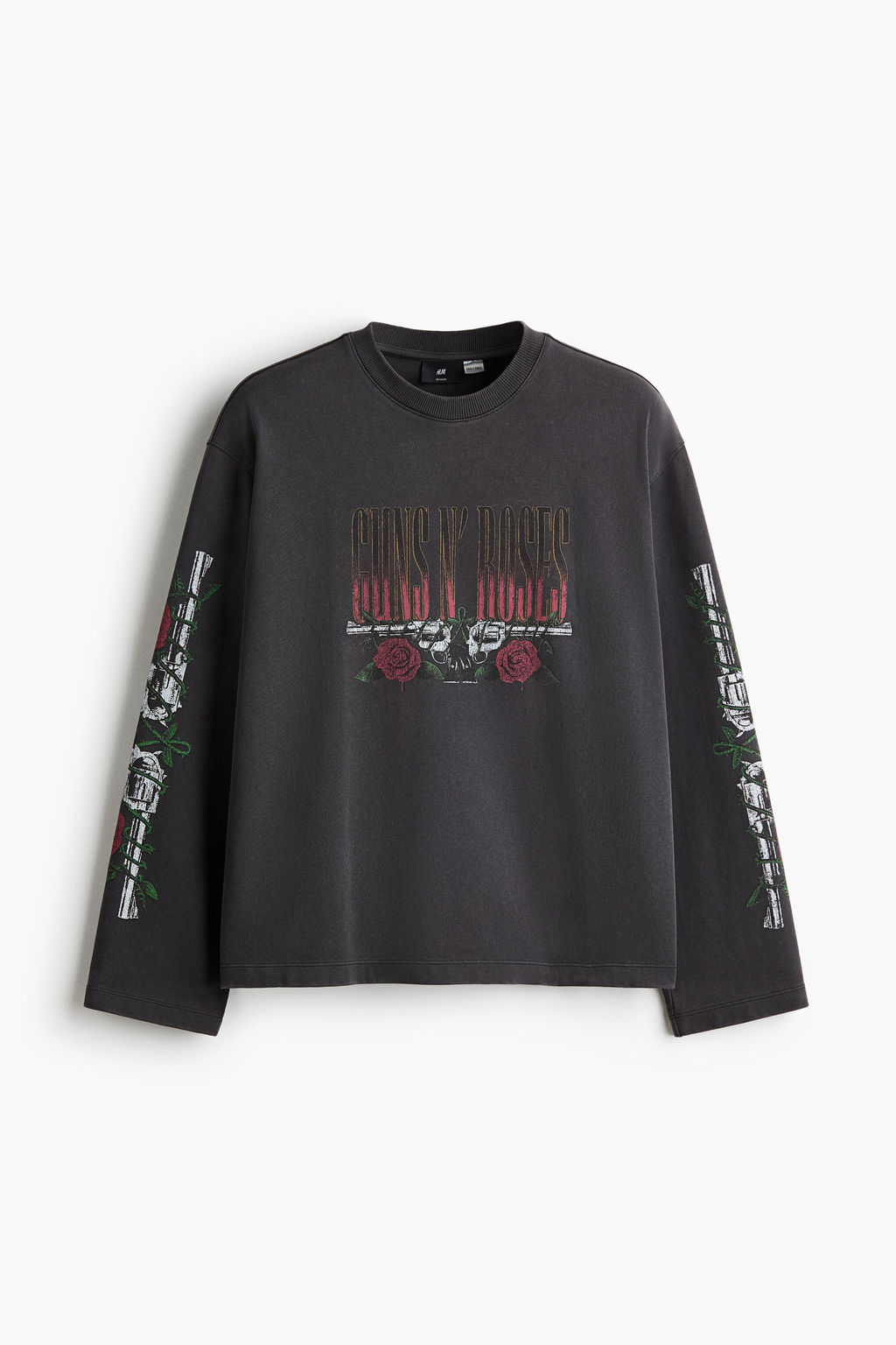 Camiseta de manga larga en algod?n Relaxed Fit - H&m фото 2