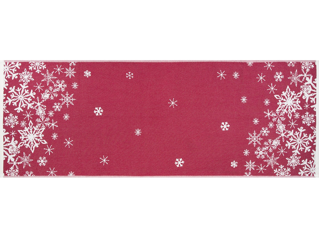 Полотенце х/б 9с23.111ж1 Снежинки-арт(ДТЭ бордовый) 50х140см