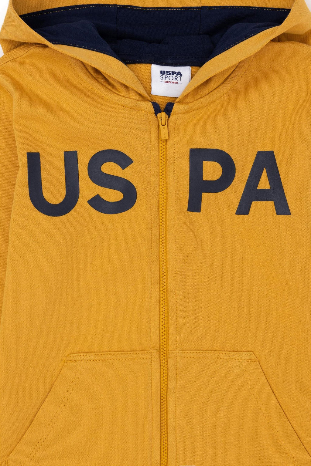 Базовый свитшот горчичного цвета для мальчика - U.s. polo assn фото 3