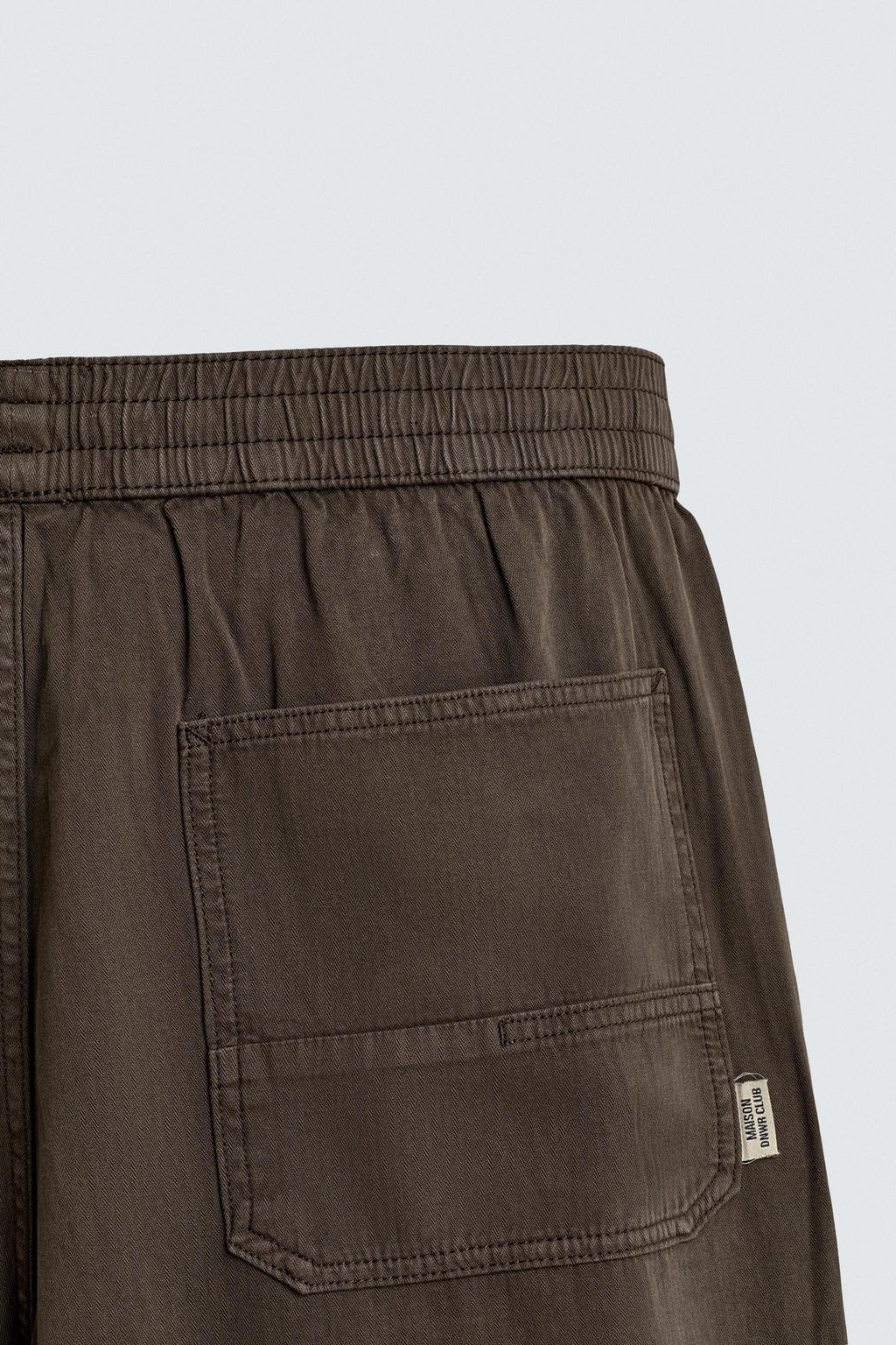 PANTAL?N RELAXED FIT ESPIGA / Marr?n - Zara фото 10