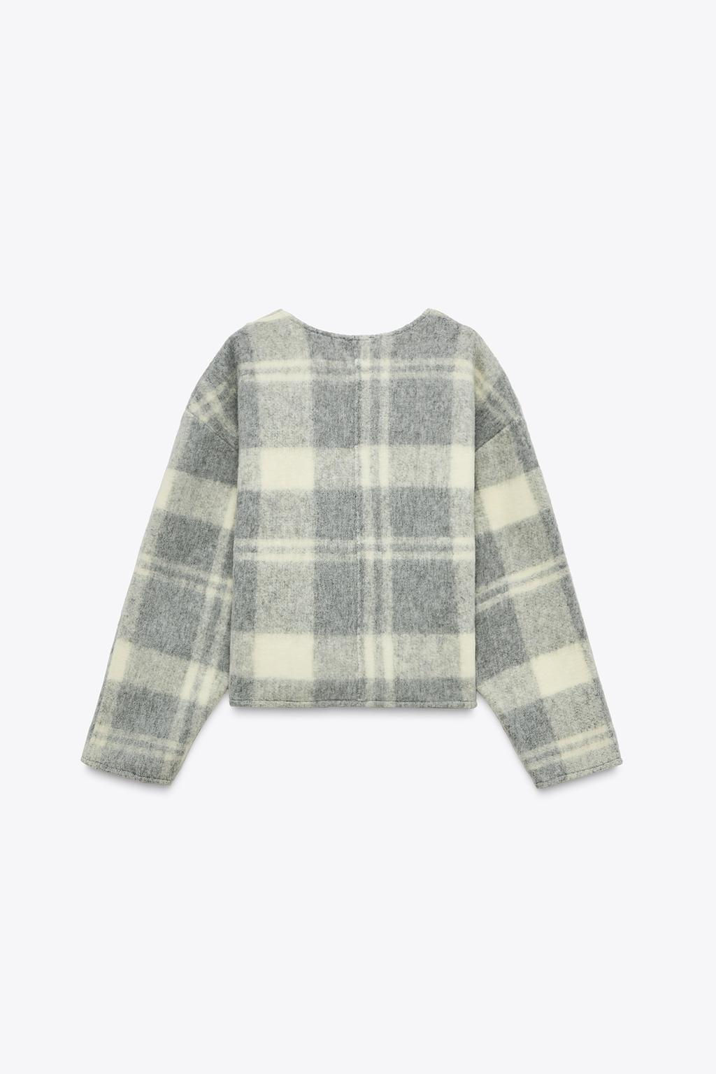 SOFT CHECK SWEATSHIRT - Zara фото 8
