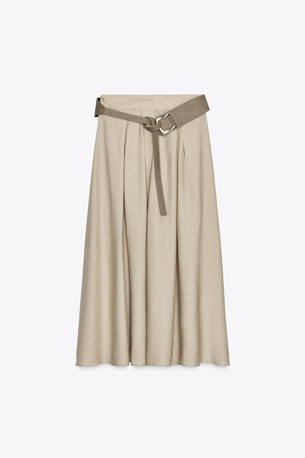 RUSTIC LAYERED SKIRT WITH BELT - Zara фото 4