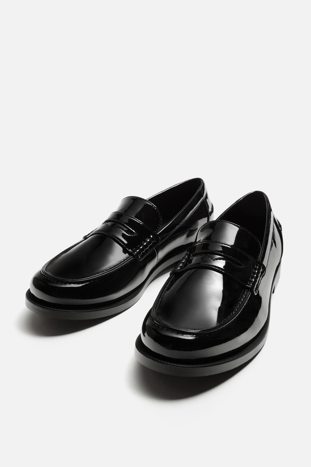 PATENT LOAFERS - Zara фото 2