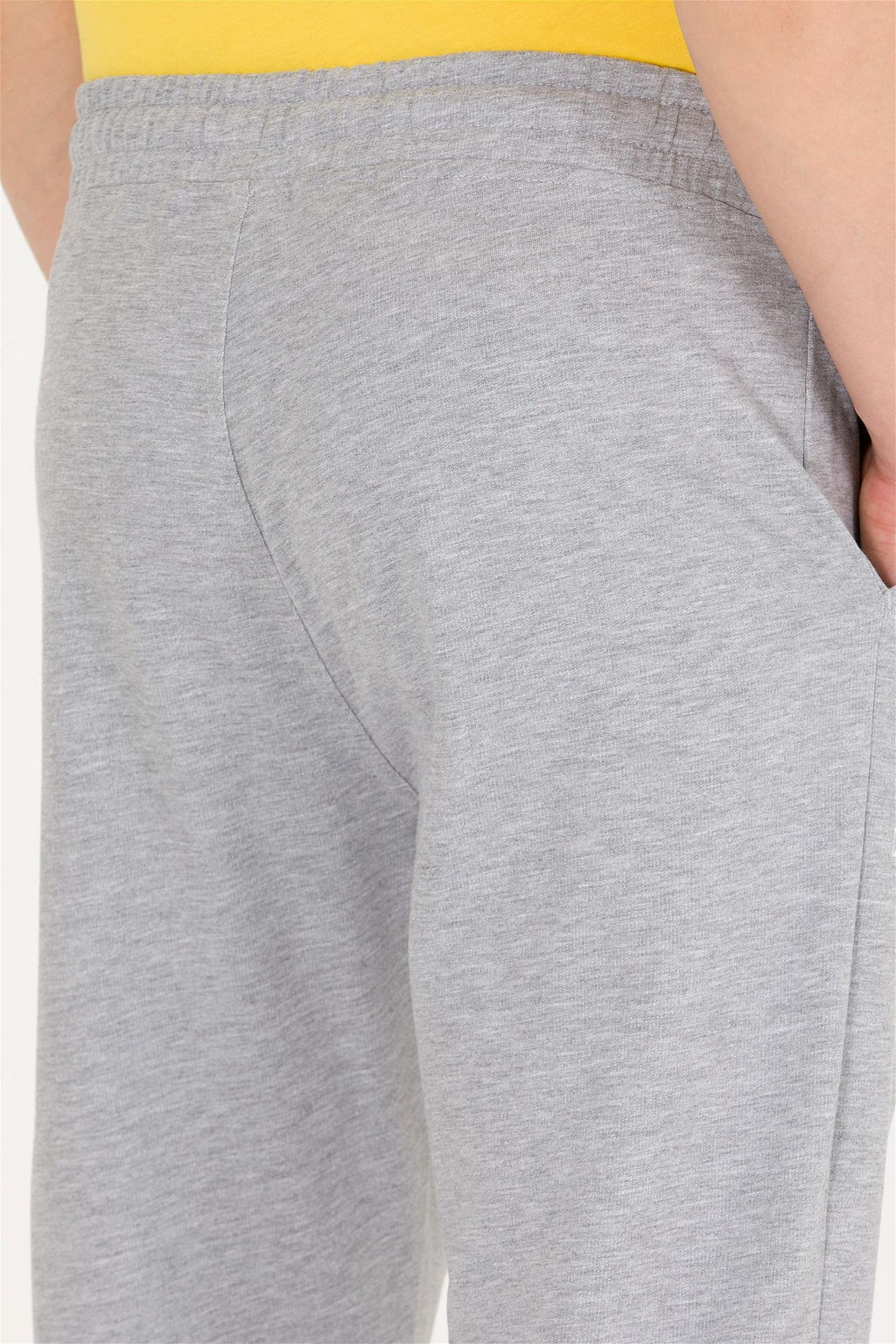Мужские серые меланжевые спортивные штаны - U.s. polo assn фото 7