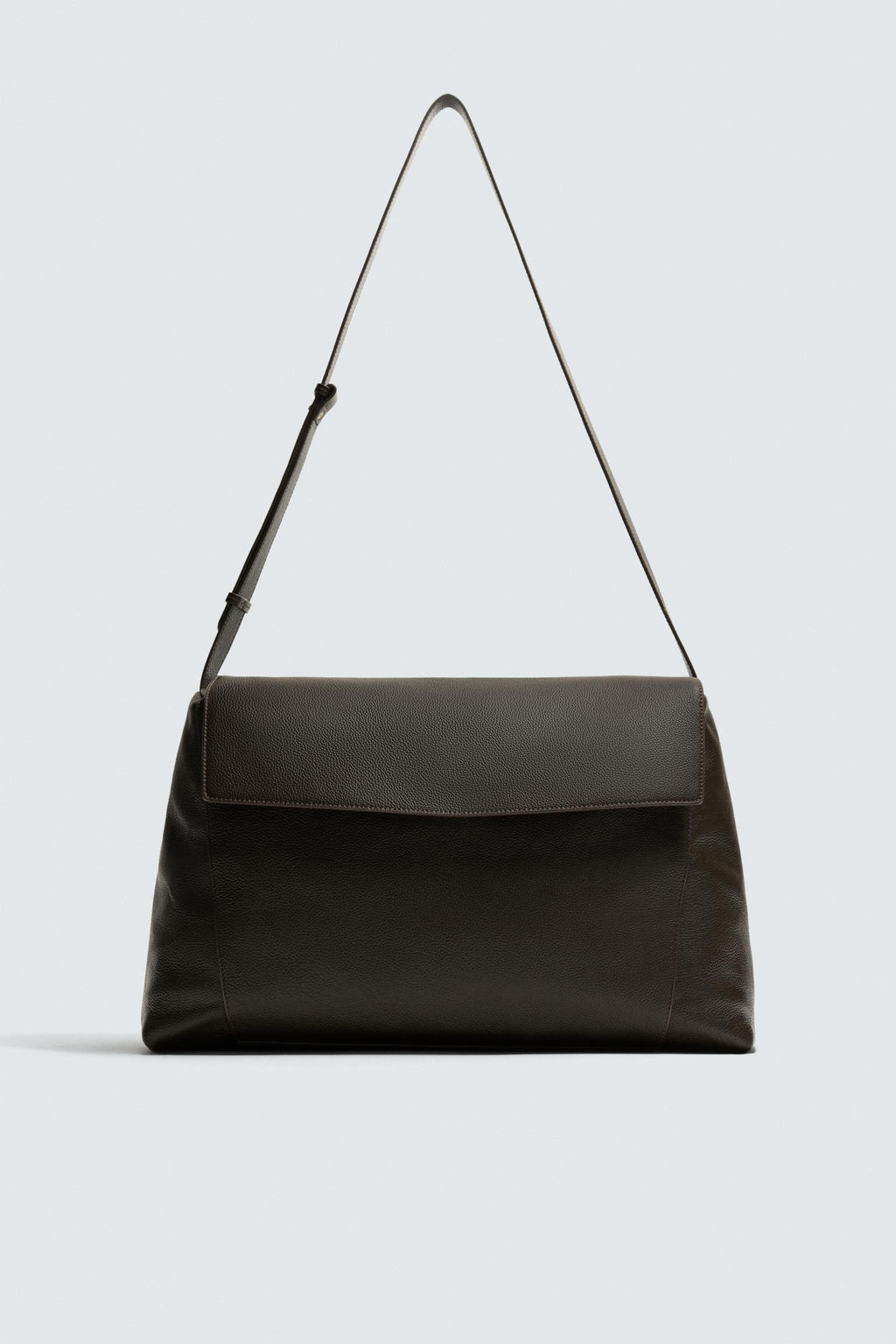 XL LEATHER CROSSBODY BAG LIMITED EDITION - Zara фото 3