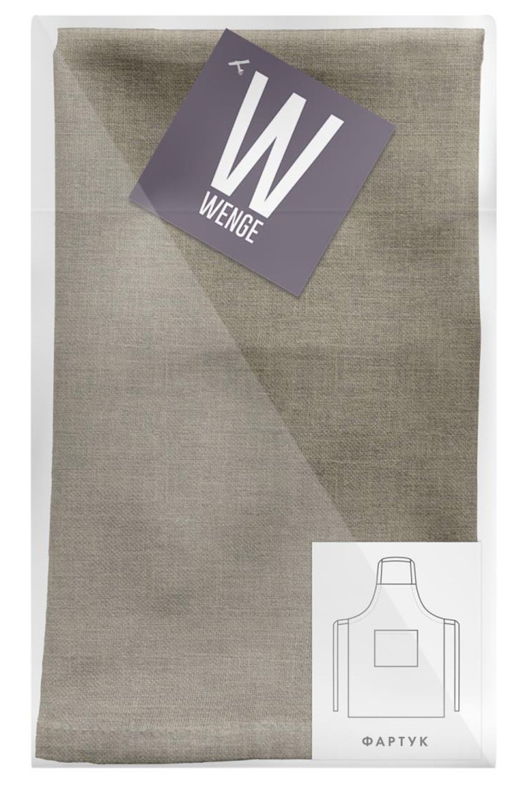 Фартук из рогожки Wenge  фото 3