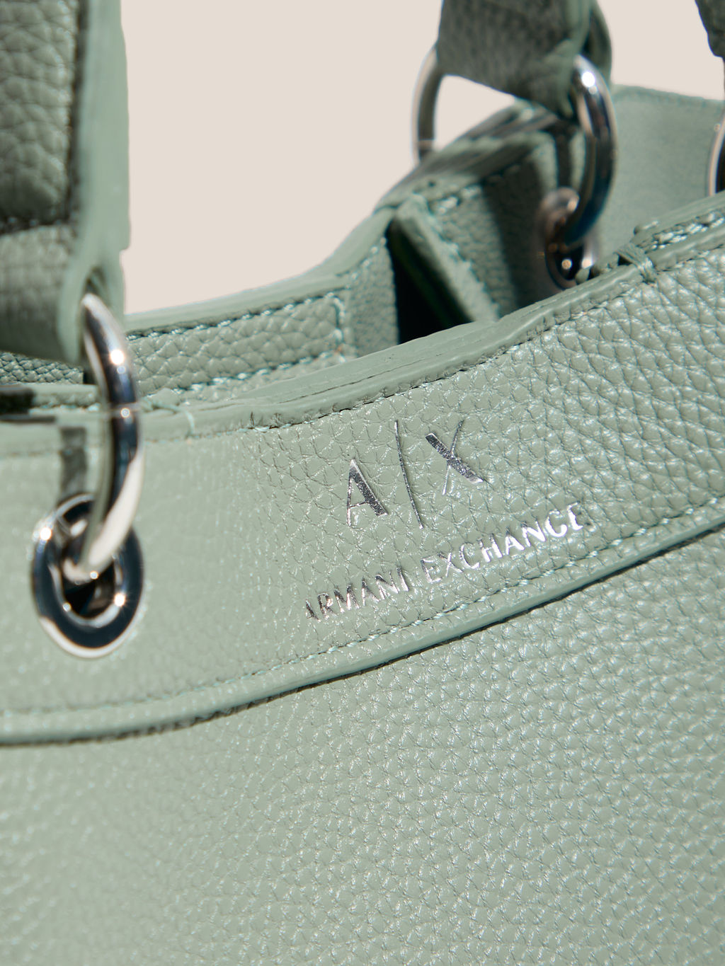 Женский тоут ARMANI EXCHANGE WAVE Артикул 4361631, фисташковый  фото 2