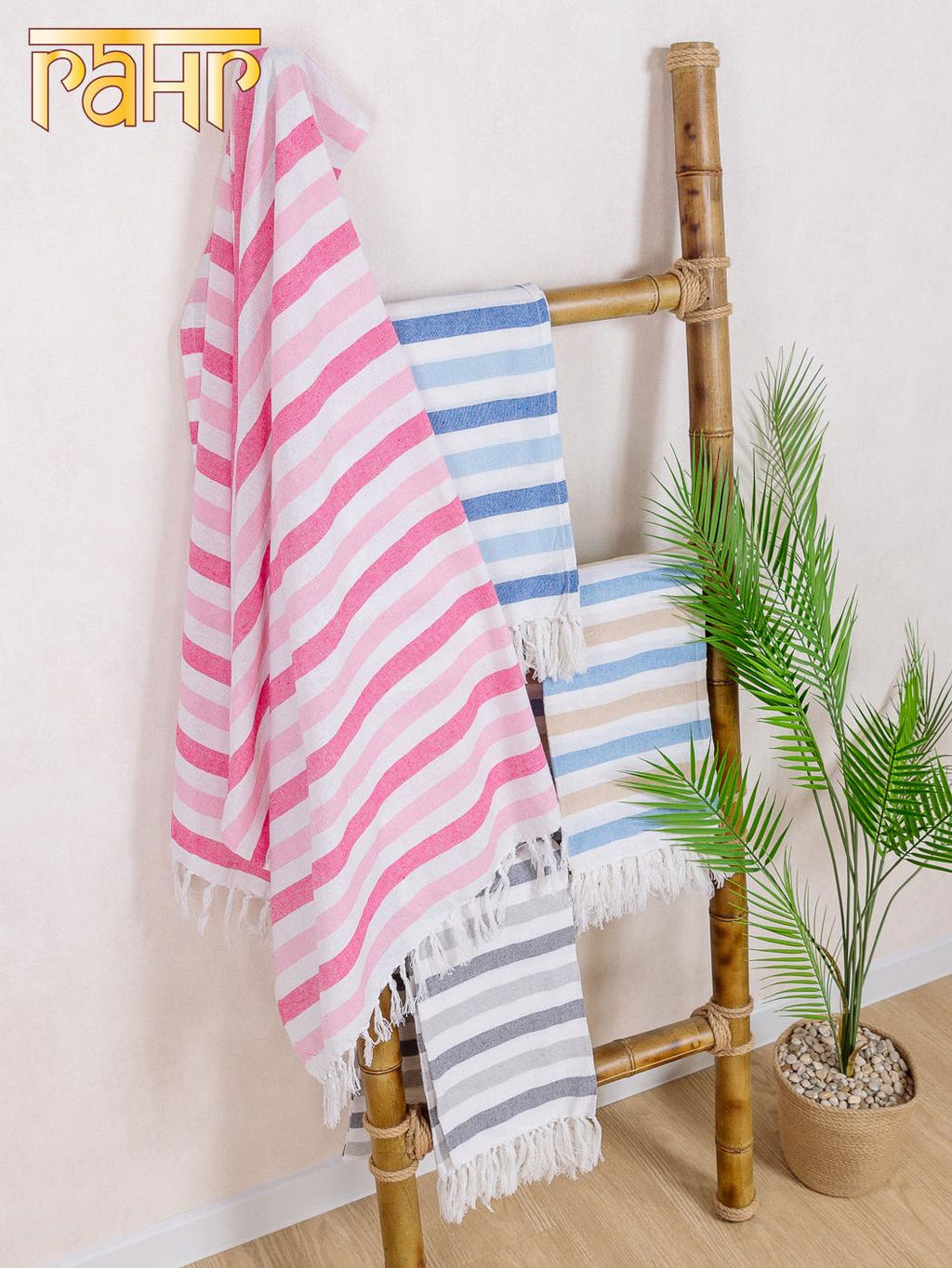 Покрывало-полотенце пляжное (хлопок) Тк№205/104/3 (90х180см) - Ганг фото 3