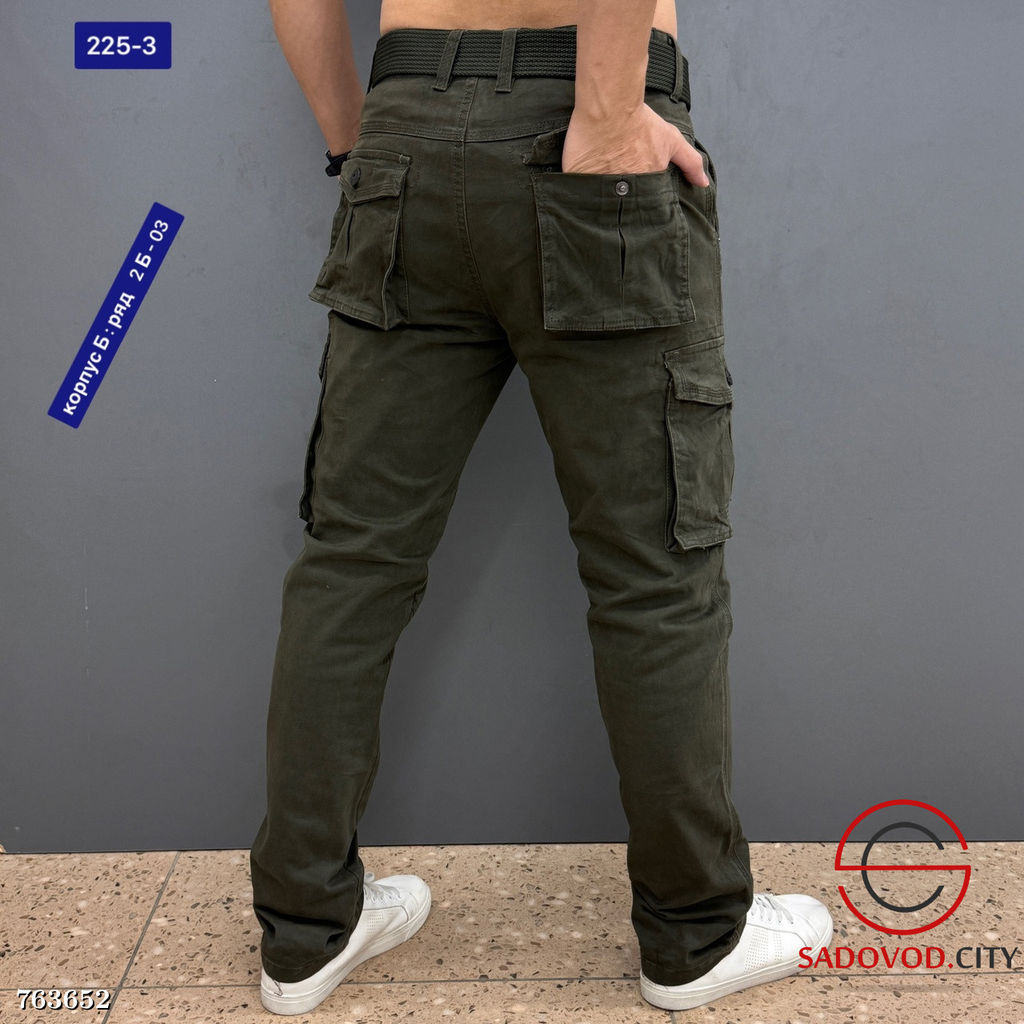 Джинсы мужские с накладными карманами - Bruno фото 4