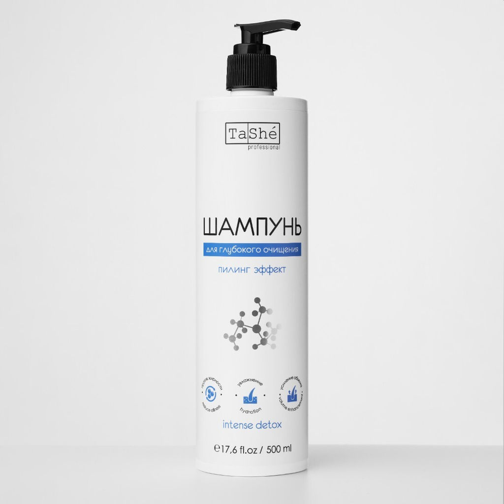 Tashe professional Шампунь для волос Intense detox Глубокое очищение и объем (tsh58_500) 500мл