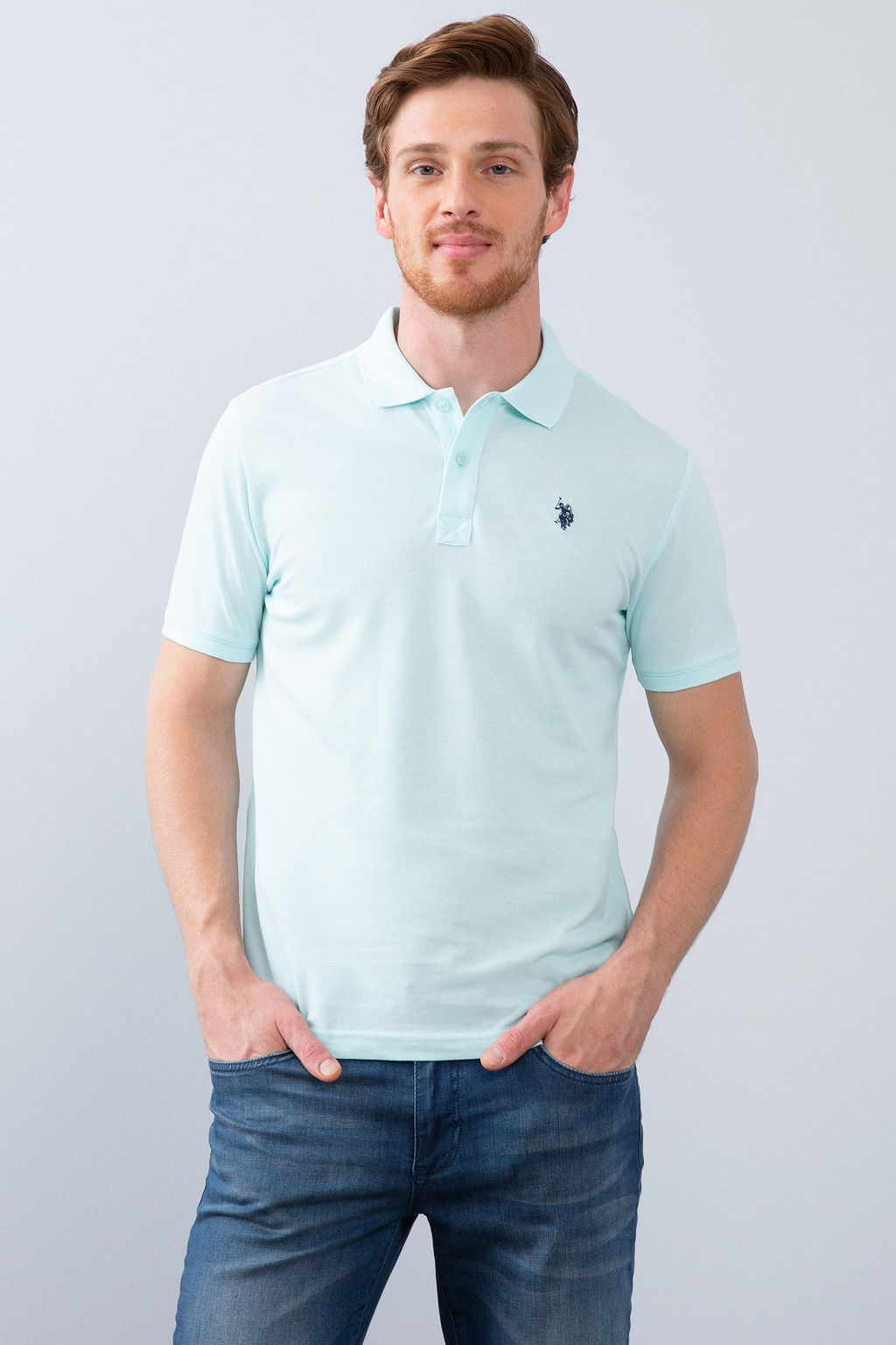 Мужская футболка Nil Basic с воротником-поло Неожиданная скидка в корзине - U.s. polo assn фото 7