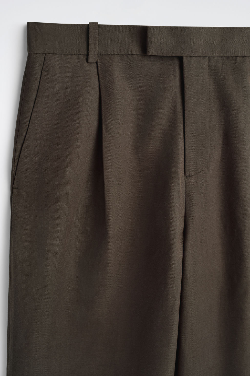 PANTAL?N RELAXED FIT WIDE LEG EN MEZCLA DE LINO - H&m фото 5
