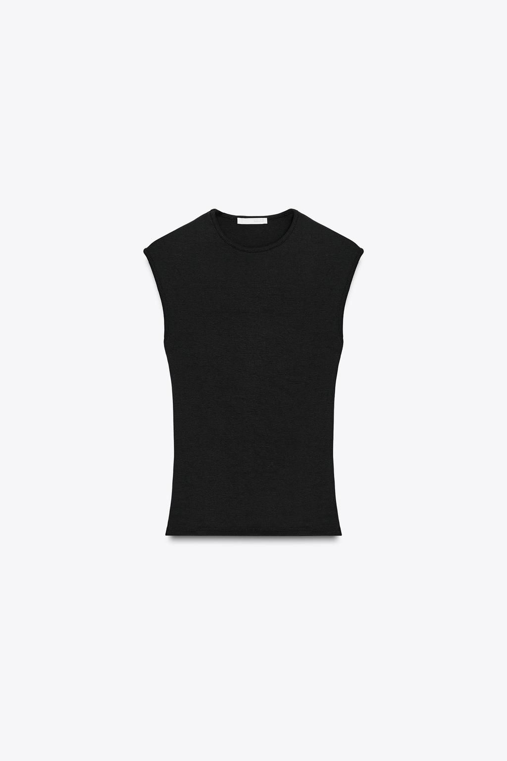 STRETCH RIB T-SHIRT - Zara фото 10