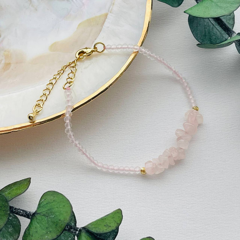 Браслет из Розового кварца - Радуга самоцветов фото 5