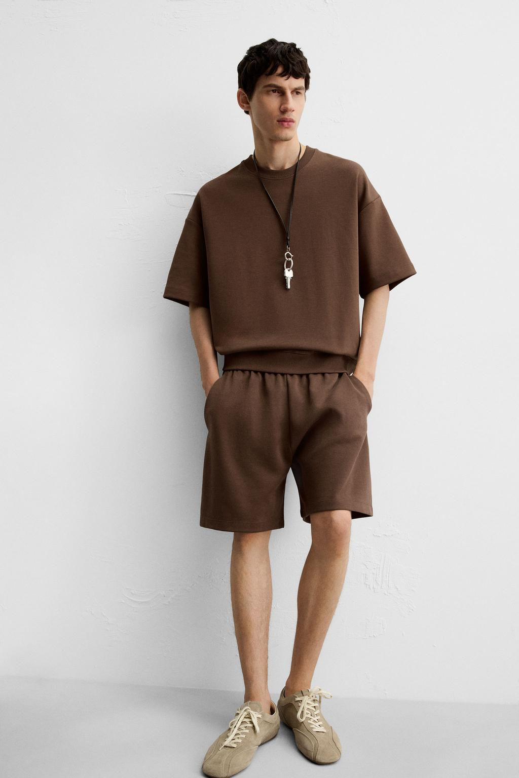 TECHNICAL TEXTURED BERMUDA SHORTS - Zara фото 20