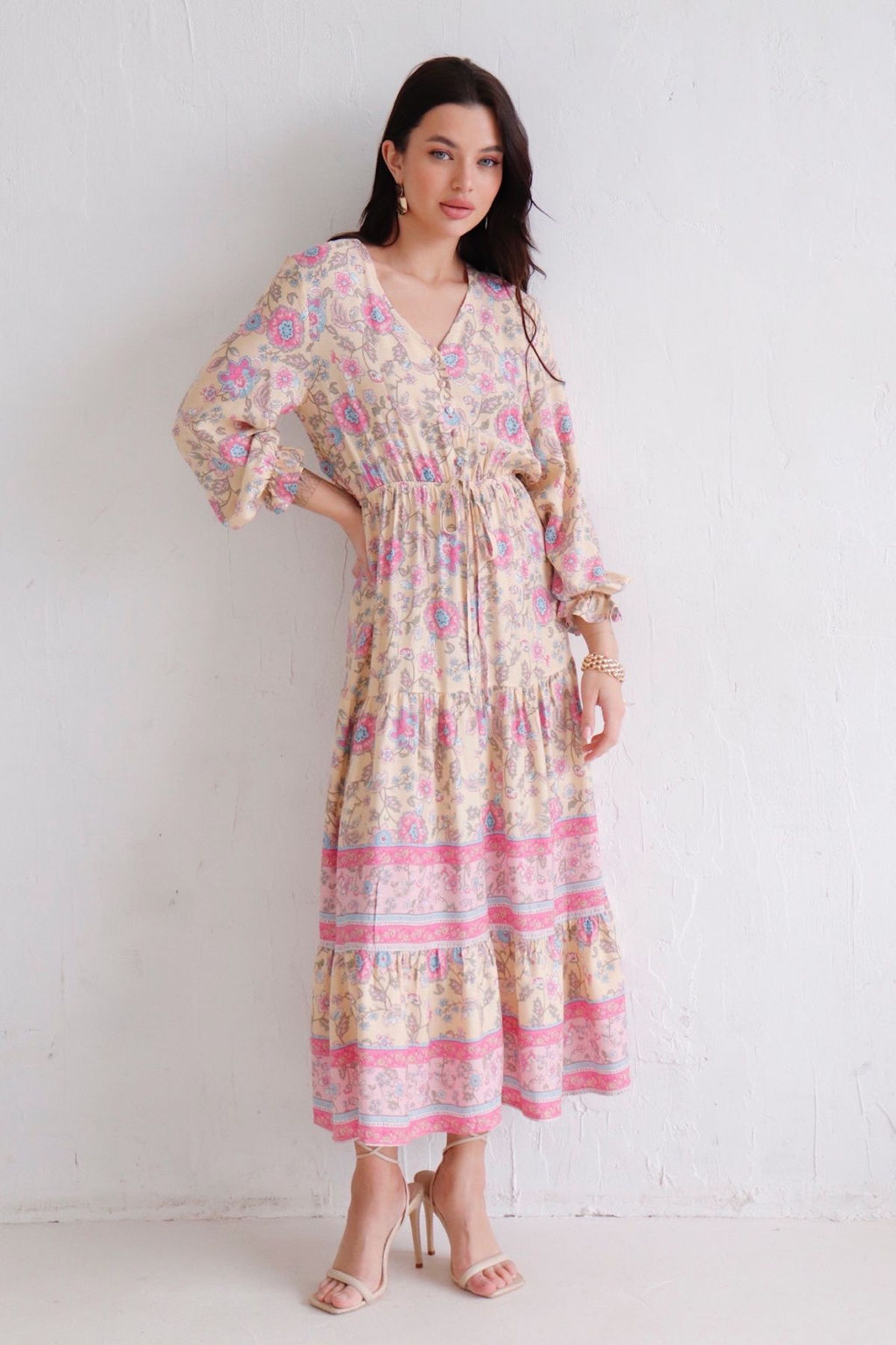 12129 Платье летнее с цветочным принтом - Martichelli фото 9