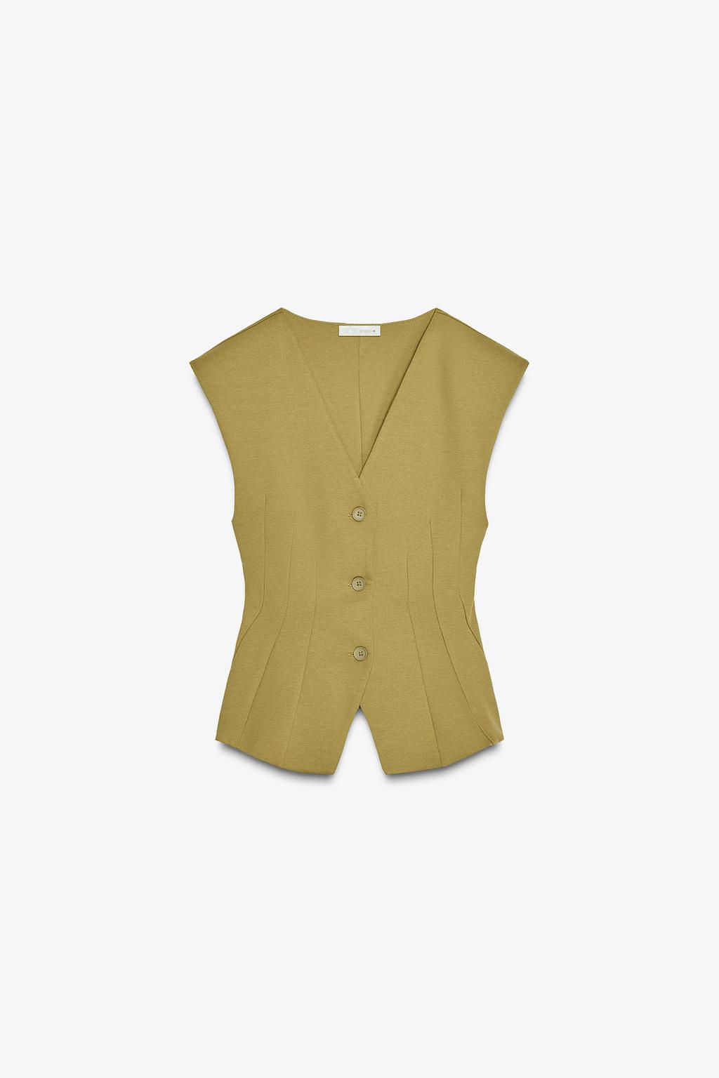 INTERLOCK SLEEVELESS TOP - Zara фото 11