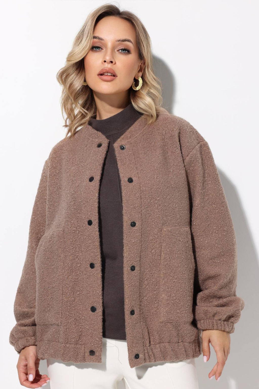 Жакет женский 4311/02/Кофейный - Rise фото 3