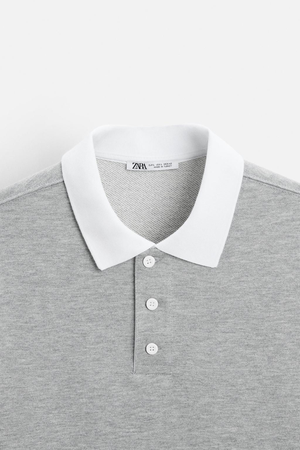 RELAXED FIT POLO SHIRT - Zara фото 16