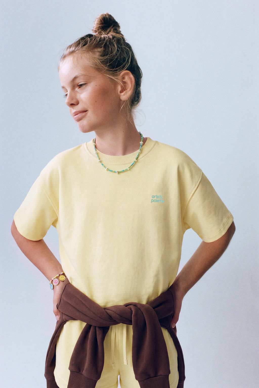 CONJUNTO CAMISETA Y BERMUDA INTERLOCK / Amarillo - Zara фото 2