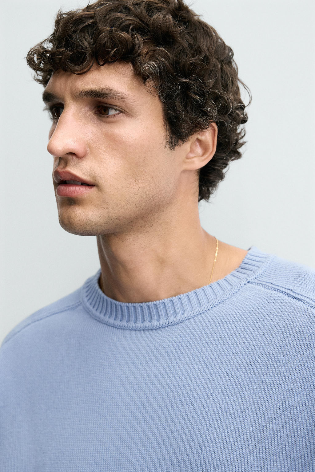 COTTON-CASHMERE SWEATER