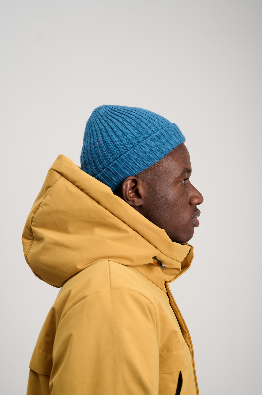 Парка мужская зимняя "Минимал" горчица