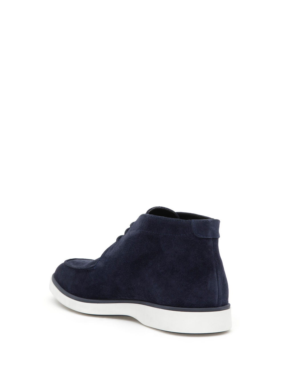 Lacivert %100 Deri Casual Ayakkab_