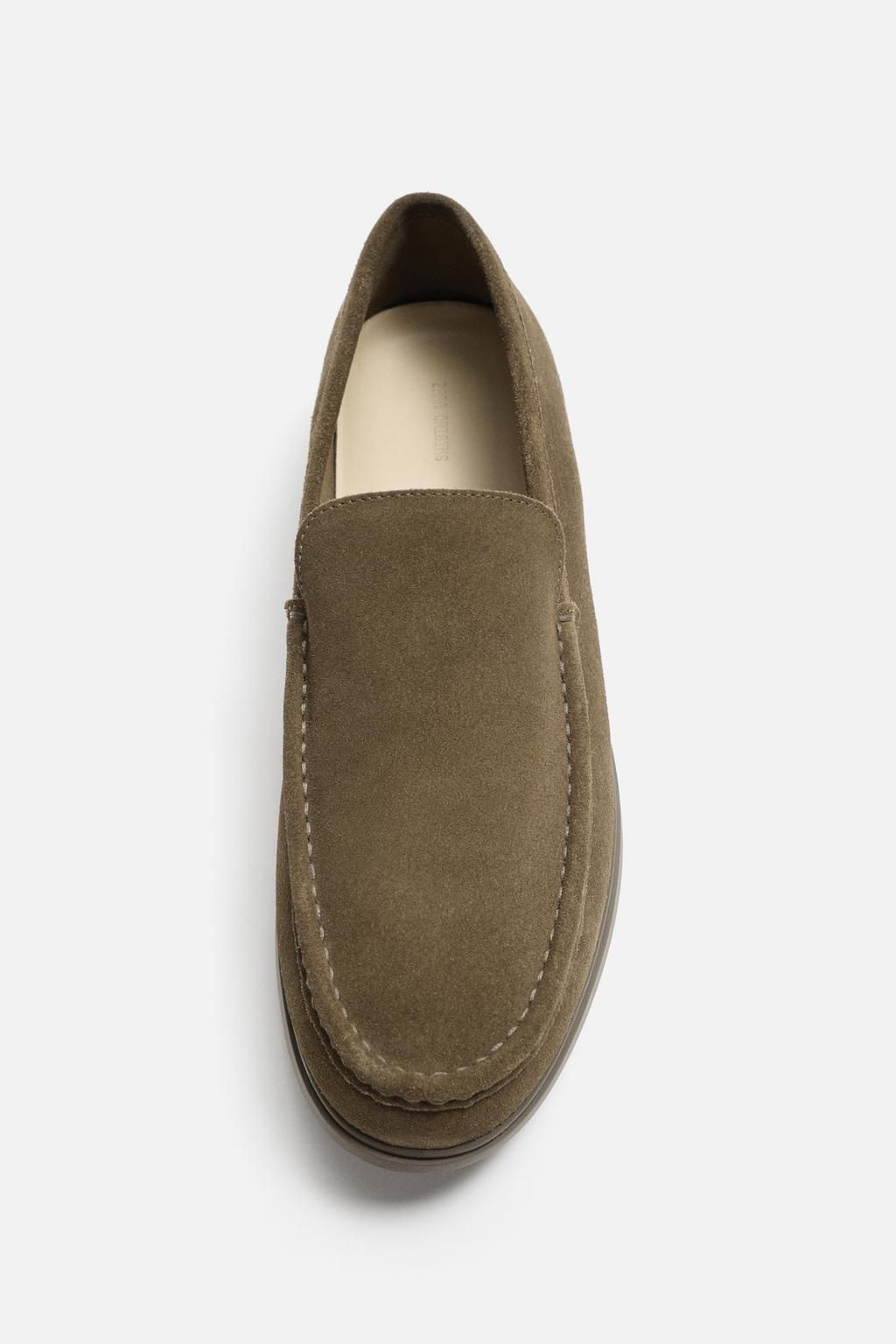CASUAL LEATHER LOAFERS - Zara фото 7