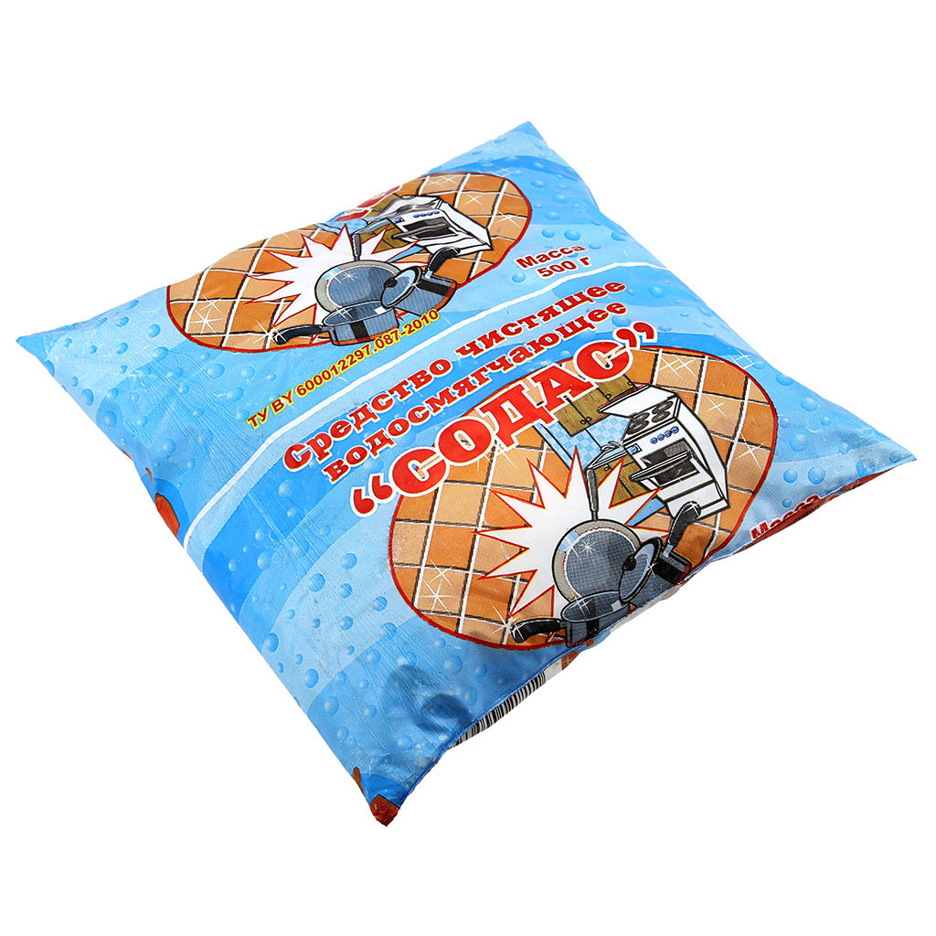 Средство чистящее водосмягчающее Содас 500г, 18x1,5x17,5см (Беларусь) - Домашняя мода фото 2