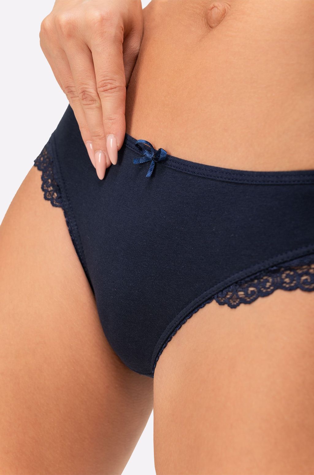 Женские трусы-слипы с кружевом 5 шт. Donella  фото 5