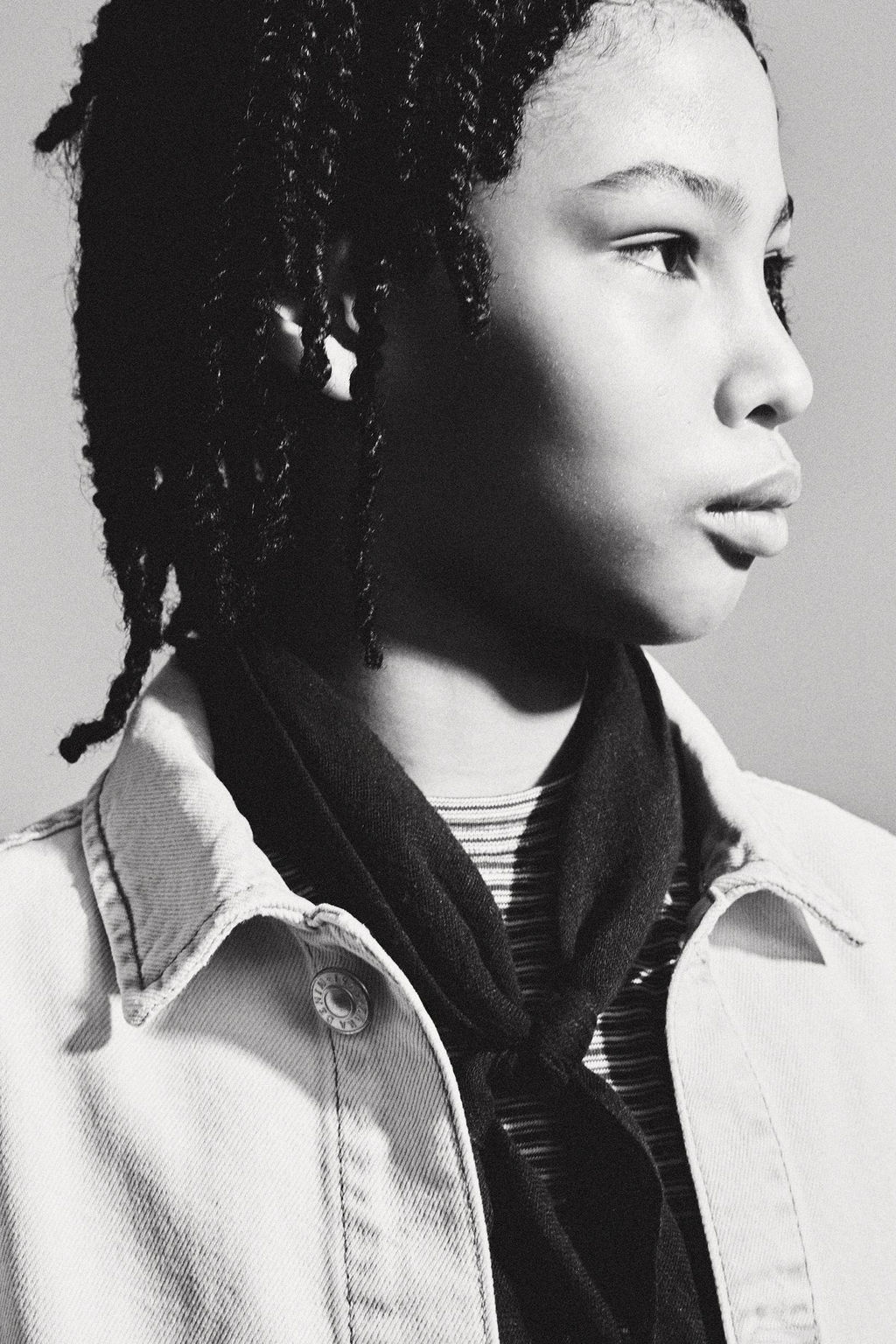 STORIESZ - CAZADORA DENIM SUPER BLEACH / Azul claro