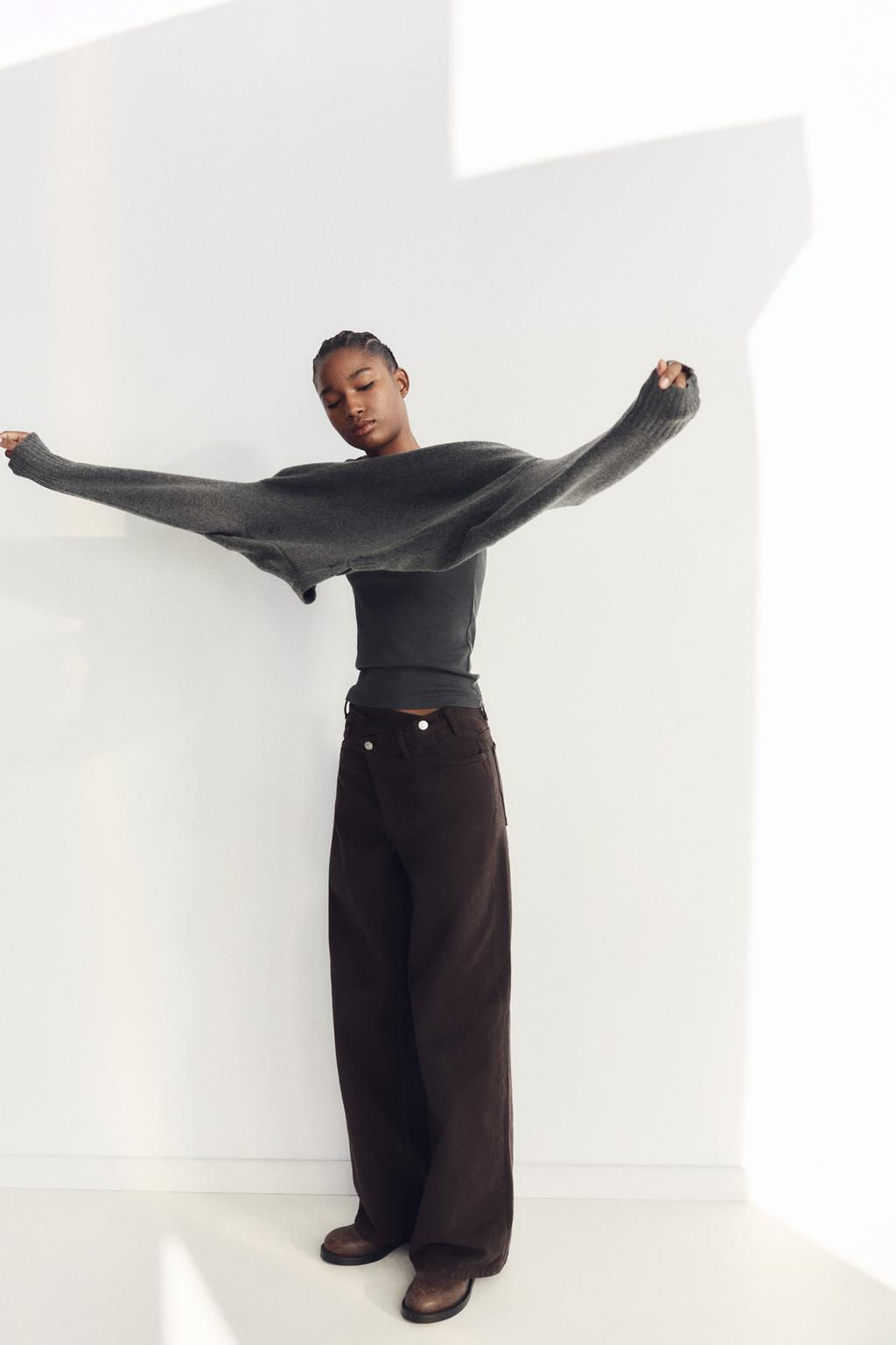 SOFT PLAIN KNIT SWEATER - Zara фото 44