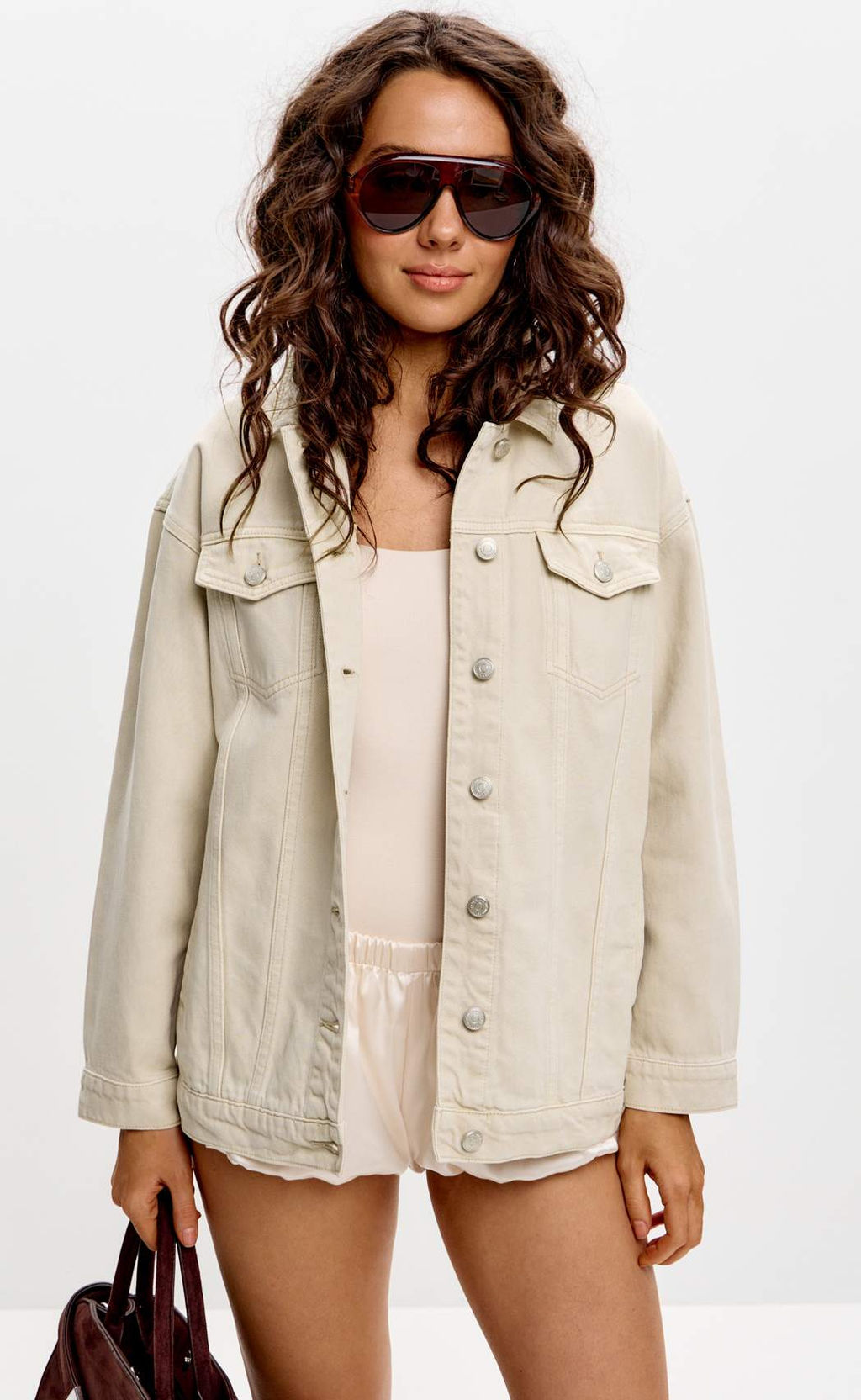 Куртка джинс P612-1249 l.beige - Primm фото 3