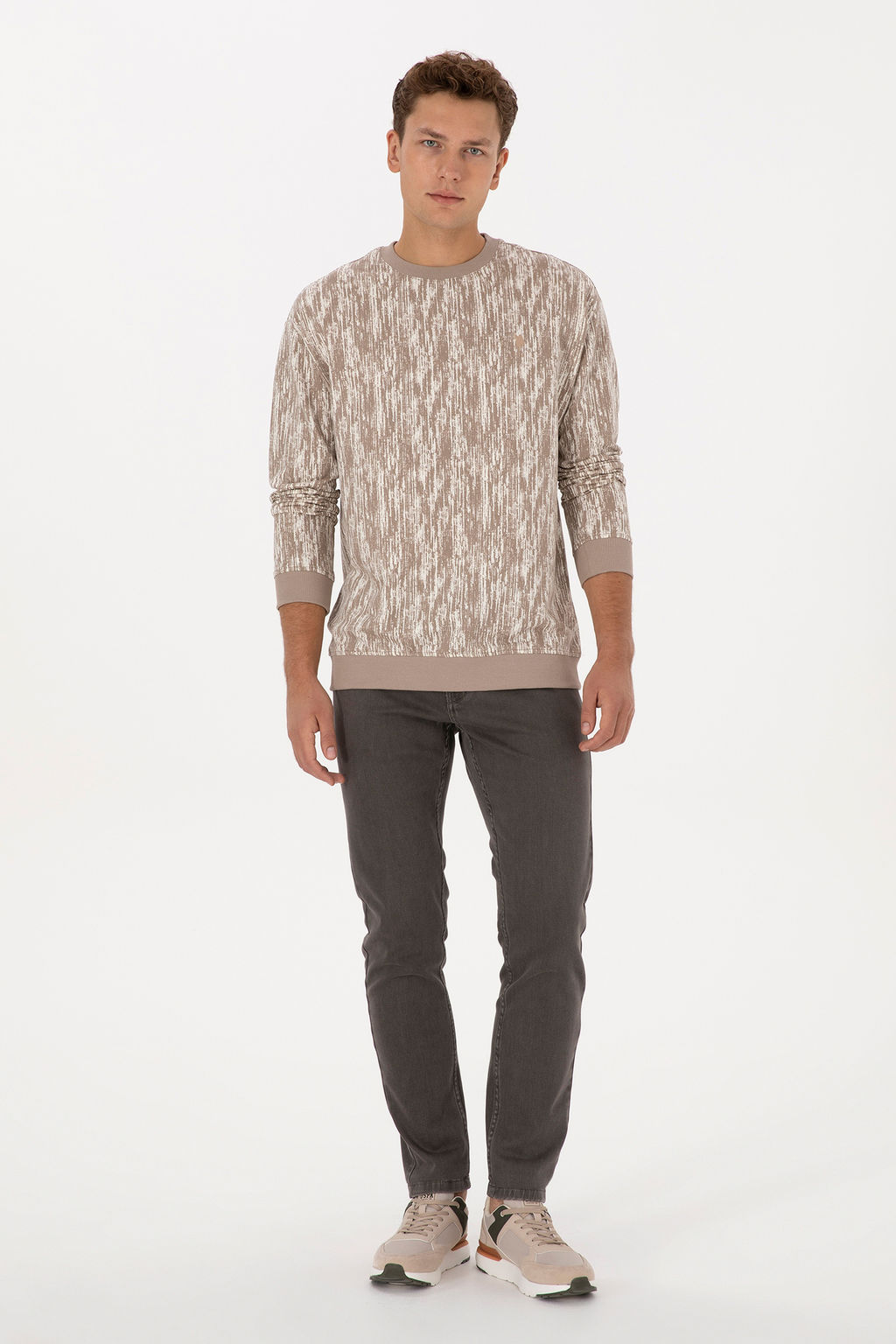 Erkek Koyu Bej Sweatshirt - U.s. polo assn фото 11