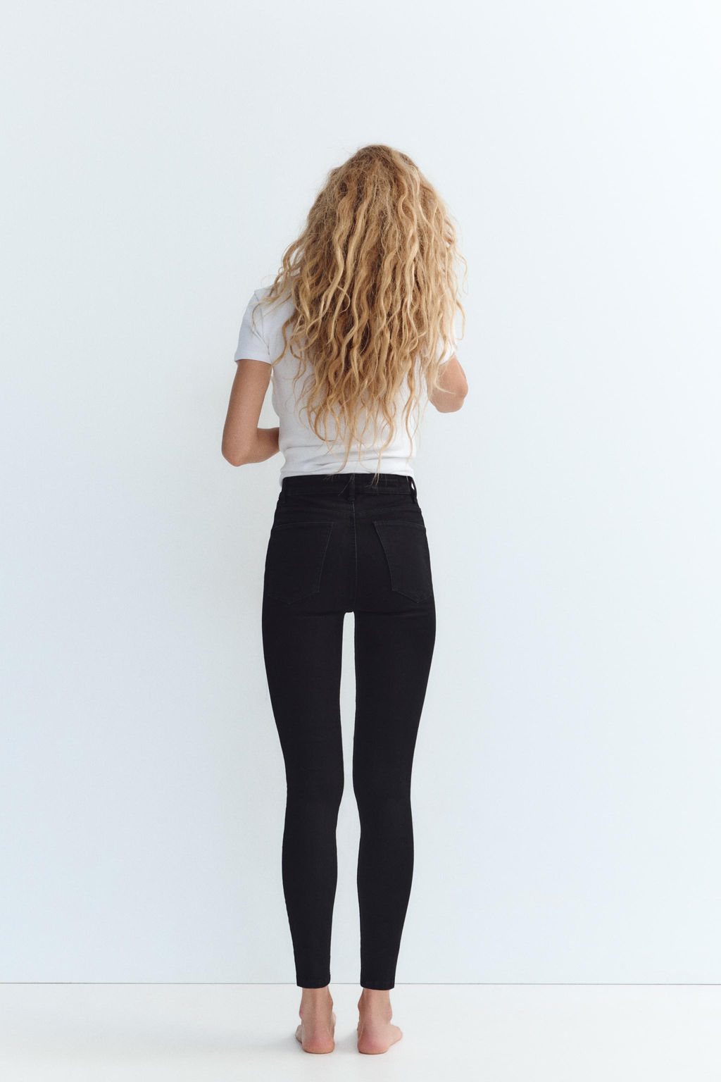 TRF HIGH-WAIST SKINNY JEANS - Zara фото 14