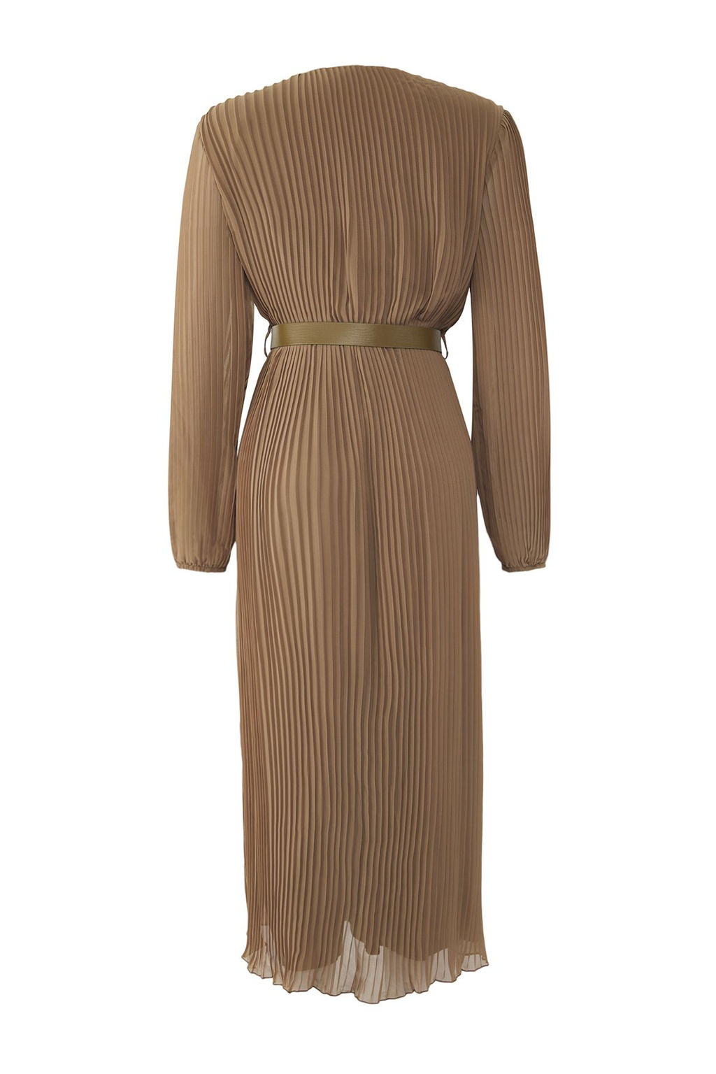 TRENDYOLMILLA Siyah Kemerli A Kesim Piliseli Maxi Astarl? Sifon Dokuma Elbise TWOAW24EL00471 фото 25