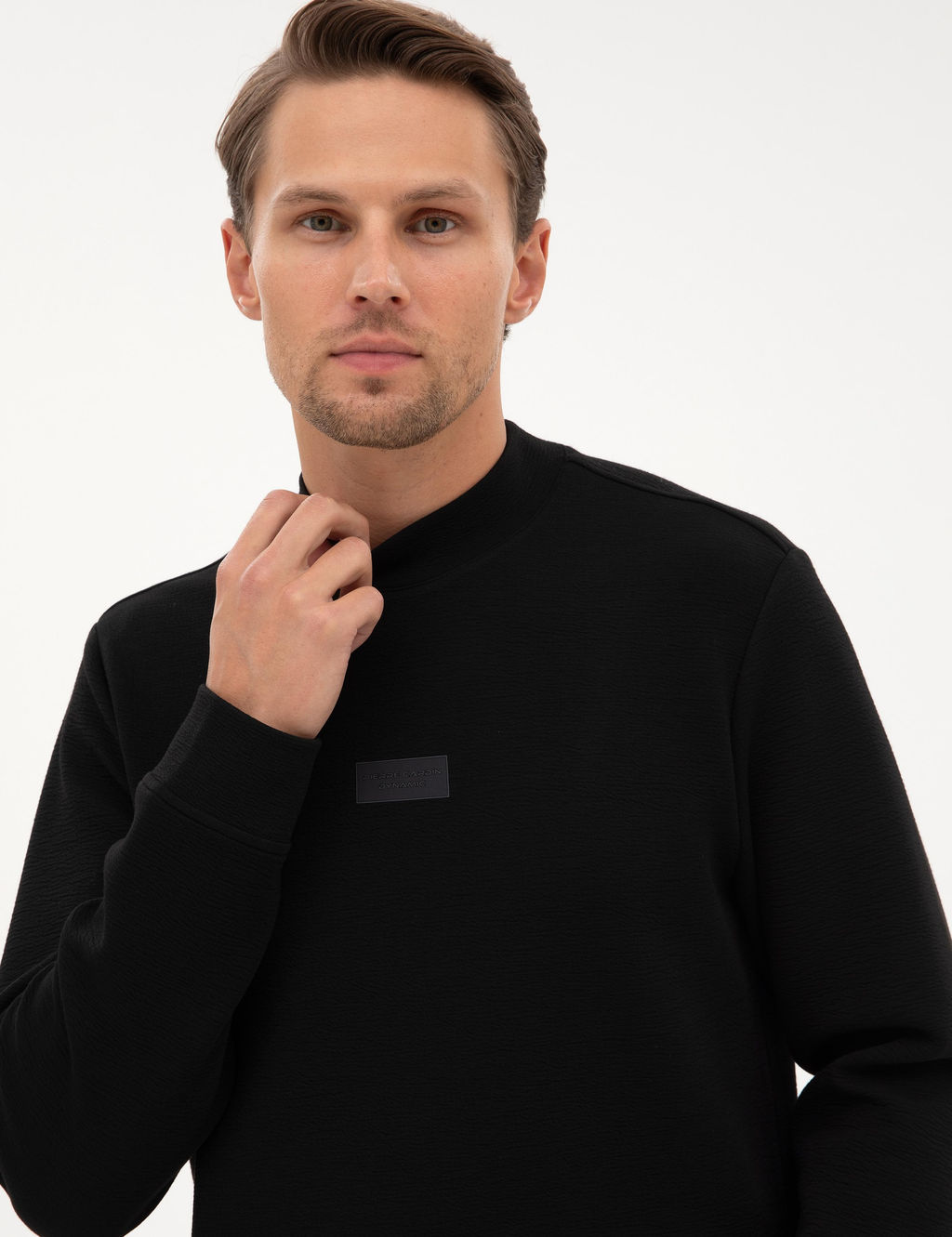 Siyah Regular Fit Sweatshirt - Pierre cardin фото 2