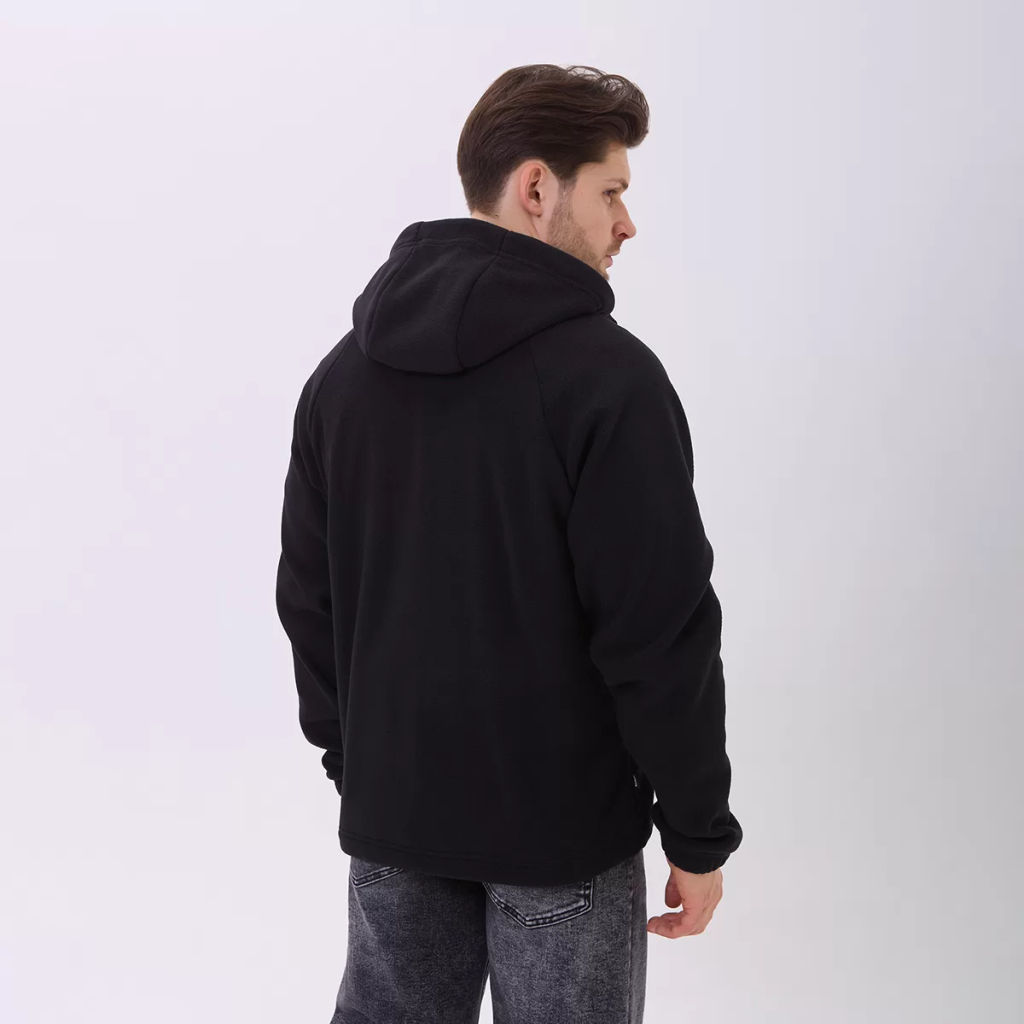 RODOS Толстовка на молнии мужская флис М-322 Черный  фото 5