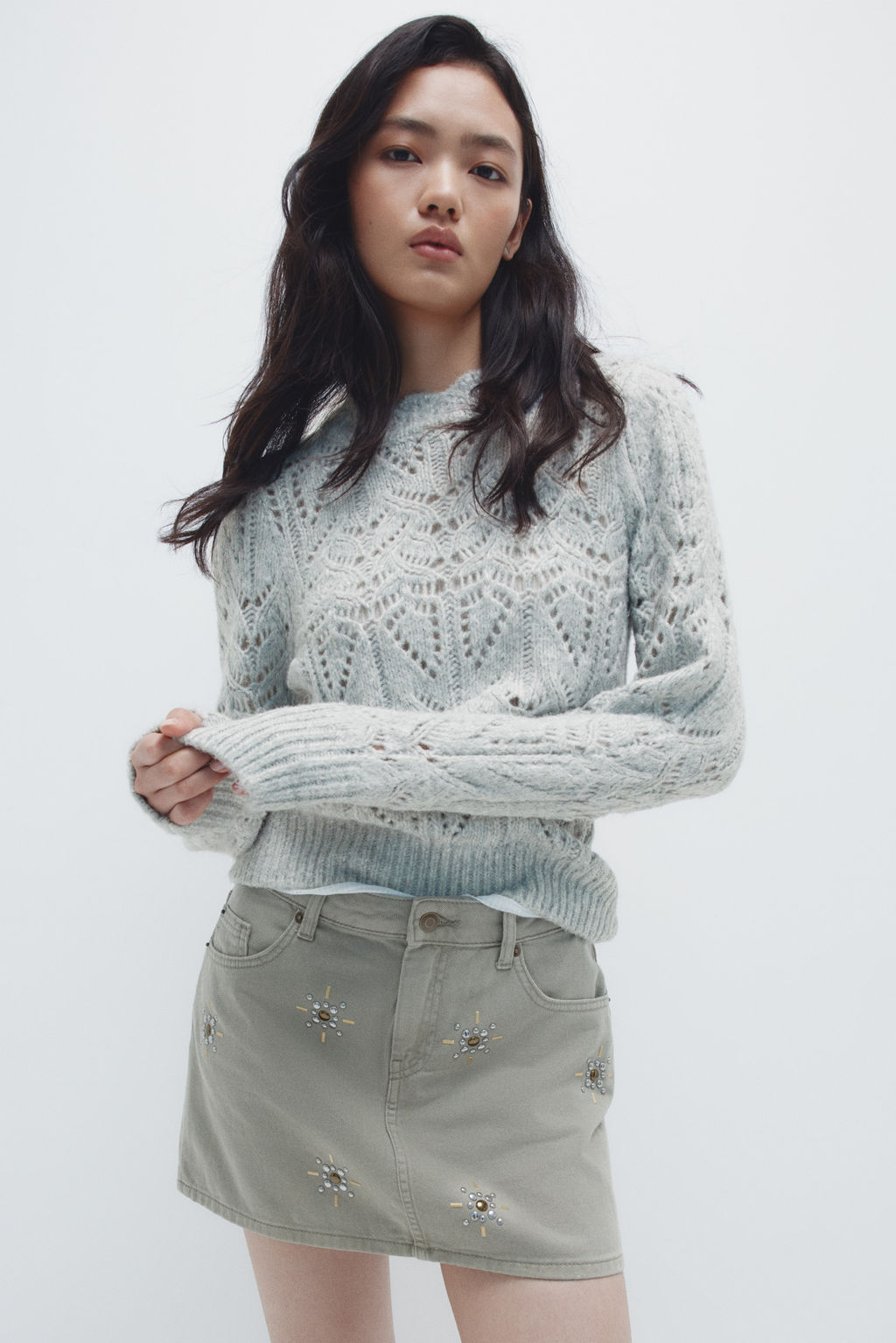 Jersey en punto pointelle - H&m фото 5