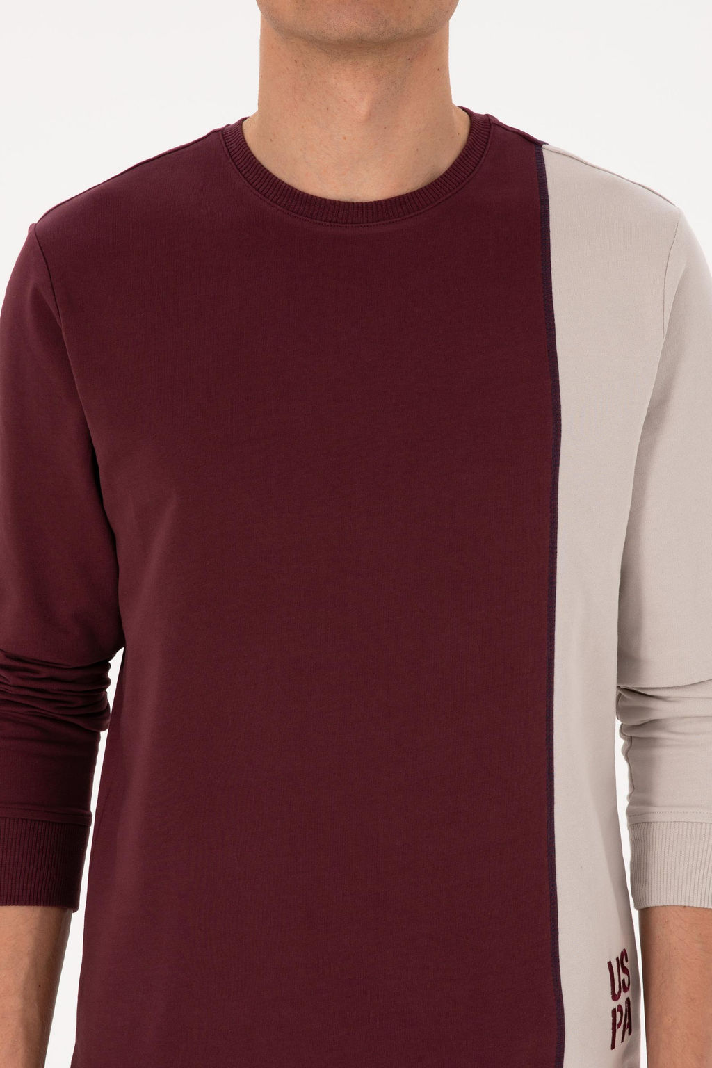Erkek Bordo Sweatshirt