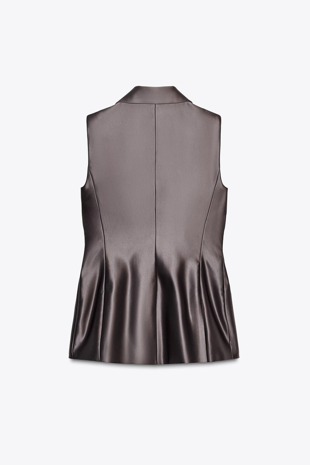 SATIN WAISTCOAT - Zara фото 7