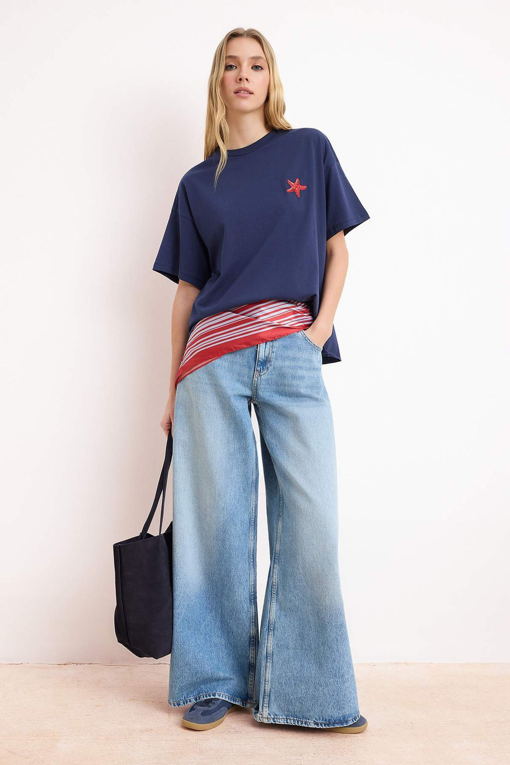 Lacivert Orme T-Shirt TWOSS24TS00102