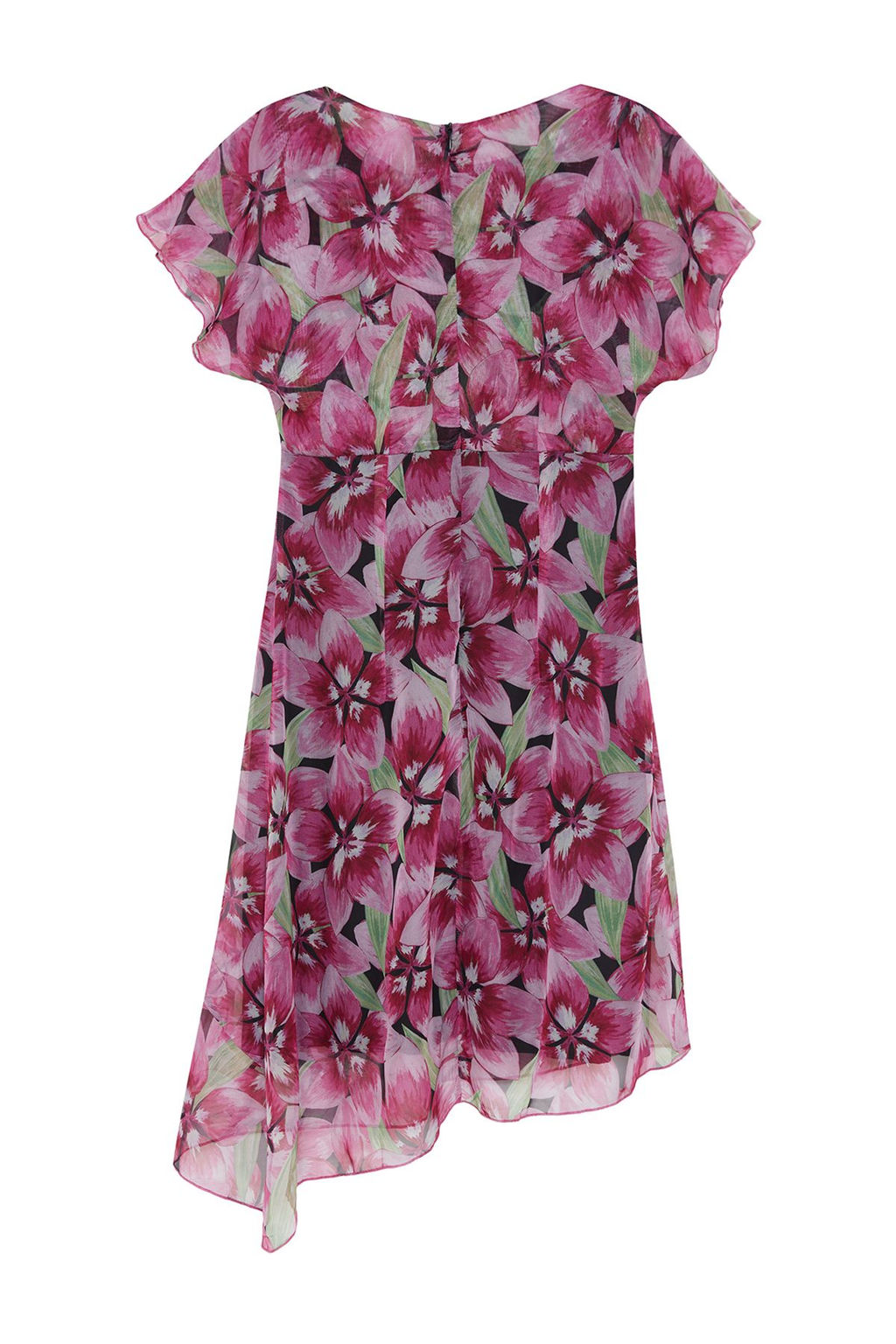 Cok Renkli Cicek Desenli A Kesim Degaje Yakal? Mini Dokuma Elbise TWOSS24EL00900 - Trendyolmilla фото 7