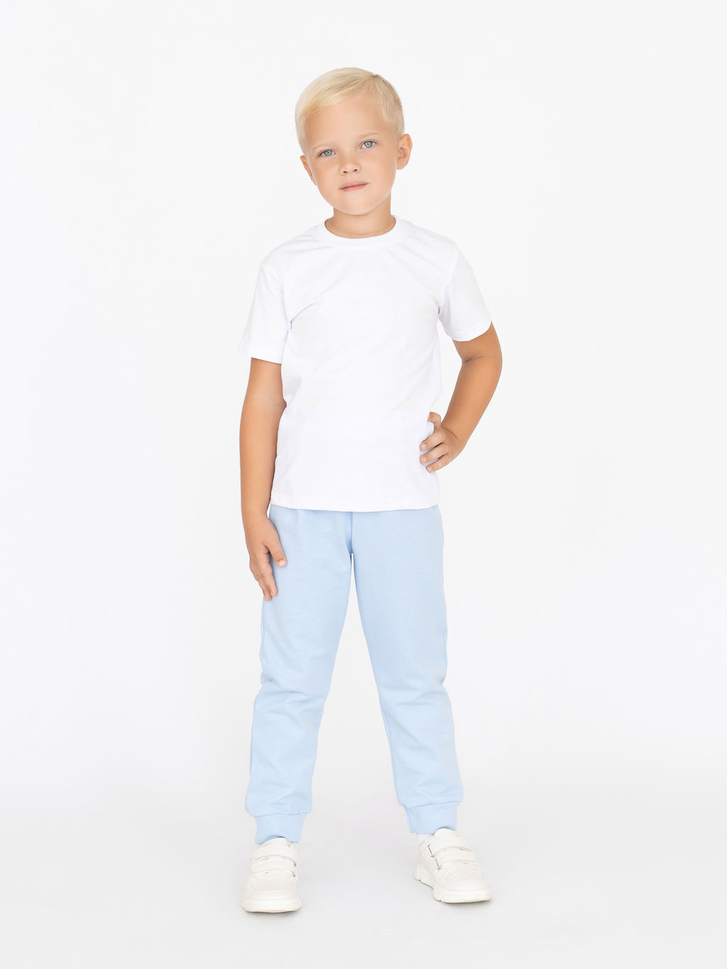 Брюки детские голубые 455/1 (98, 56)
