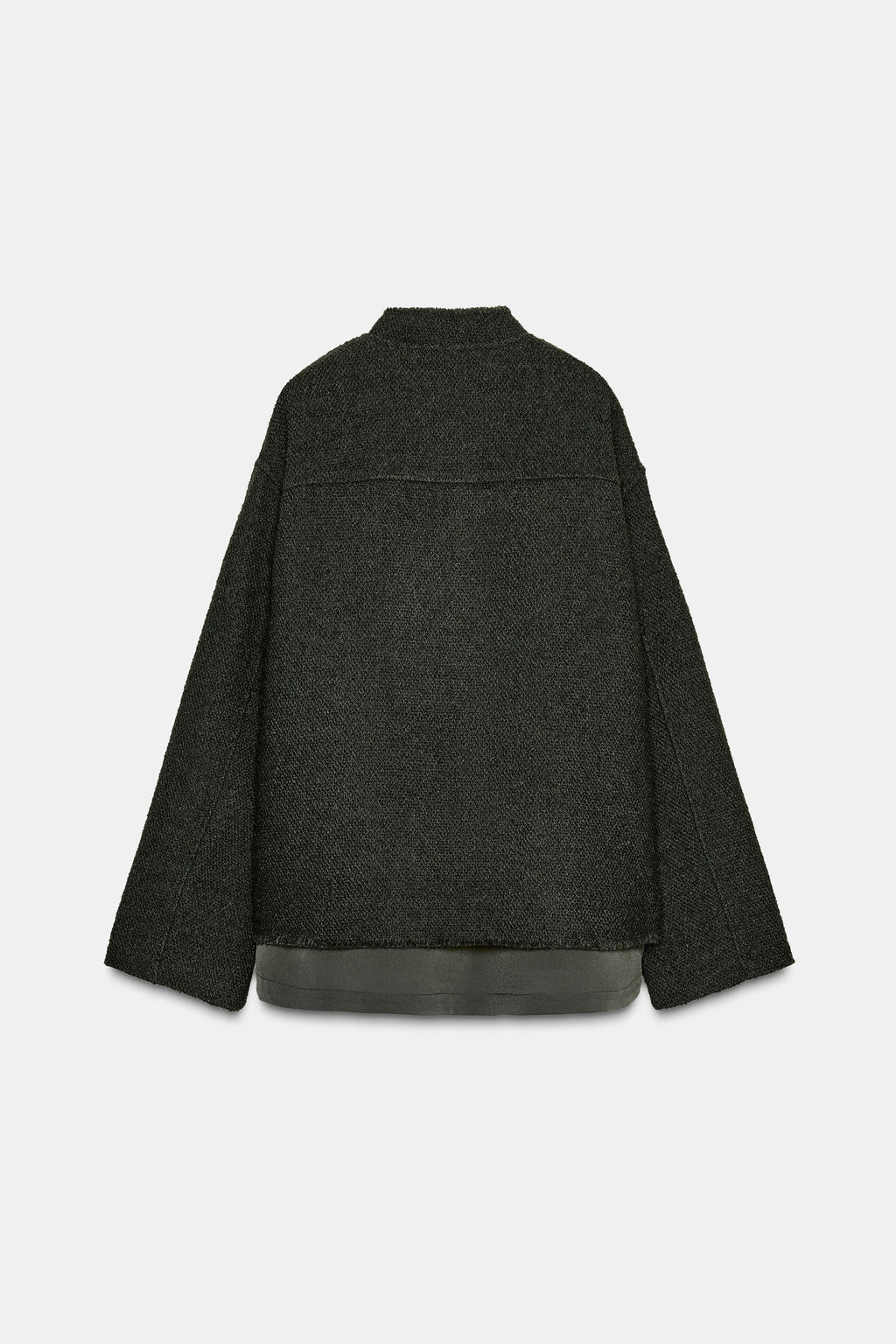 TEXTURED WOOL BLEND JACKET ZW COLLECTION - Zara фото 10