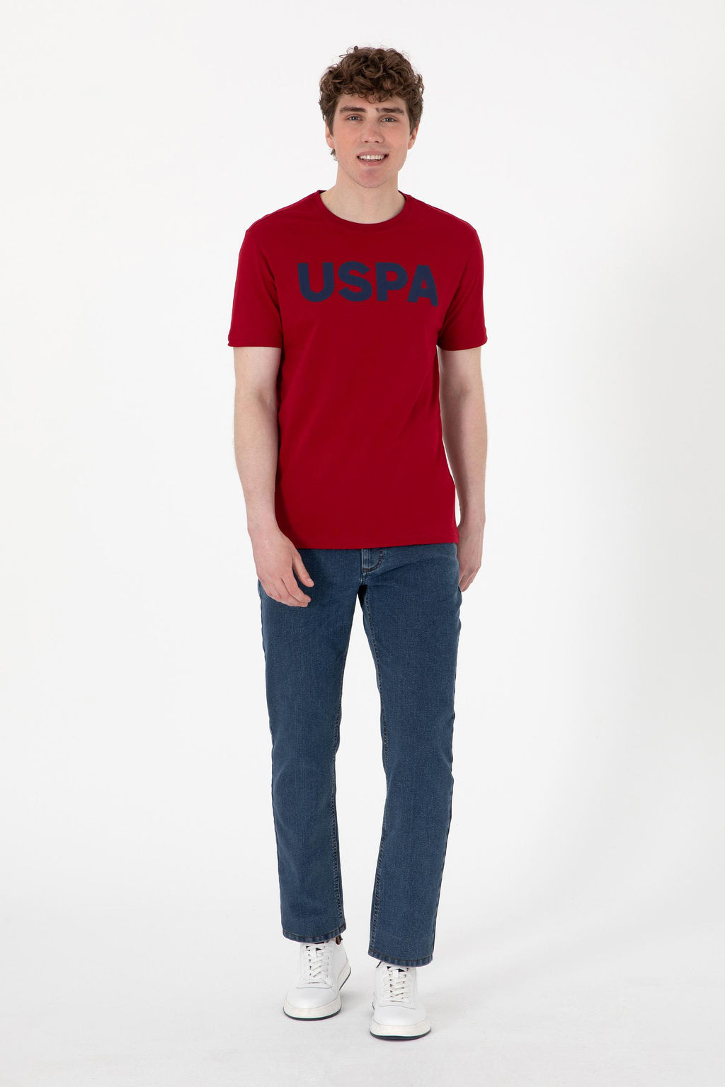 Erkek Regular Fit Bisiklet Yaka Bordo Basic Ti__rt Sepette S_rpriz _ndirim - U.s. polo assn фото 4